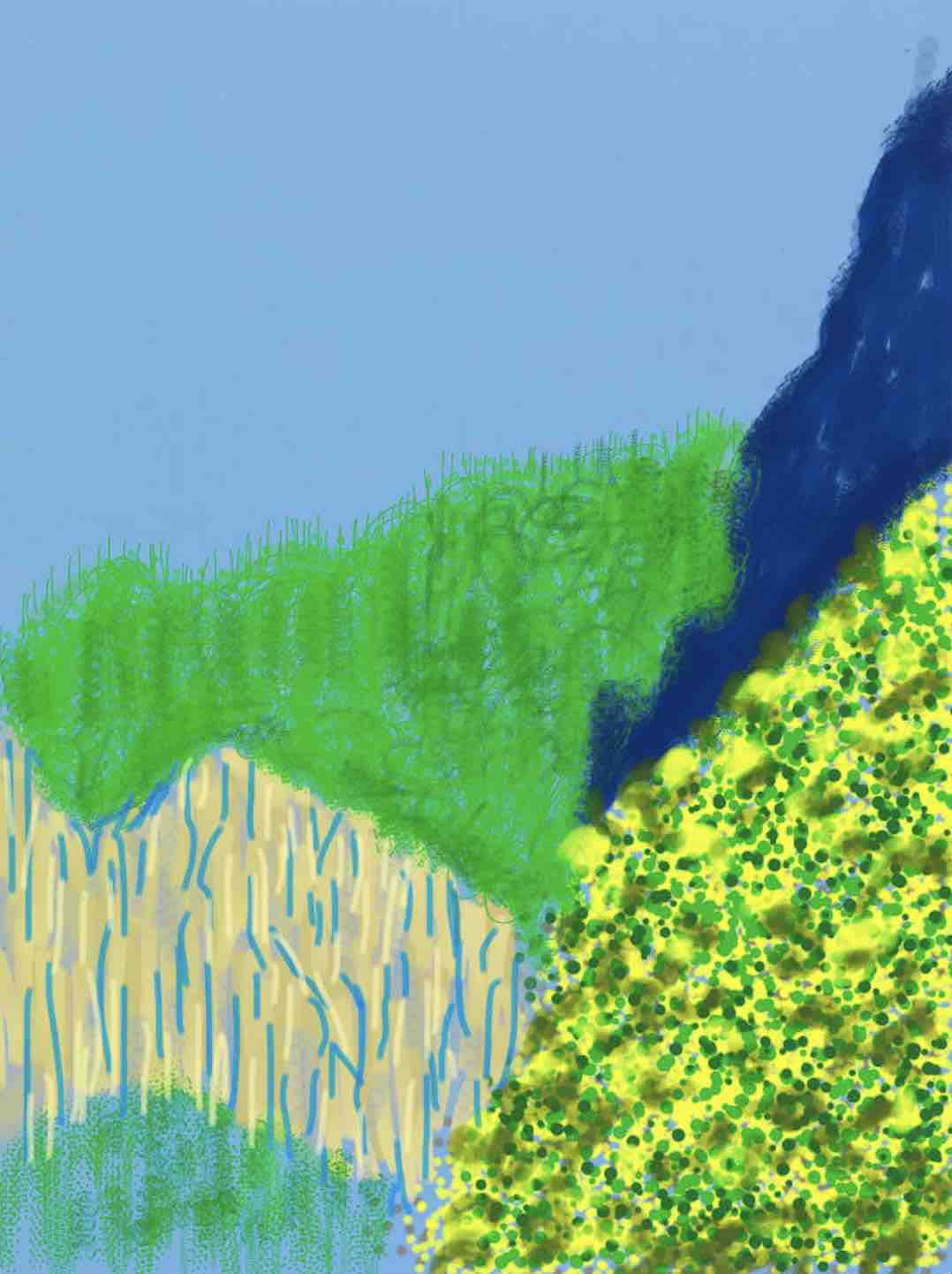 David Hockney, Yosemite Suite, Yosemite No. 3, 2011