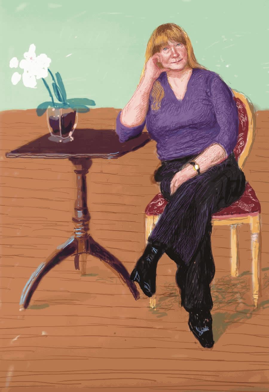 Buy or sell David Hockney, Dr Elizabeth Barton, computer portrait, 1989