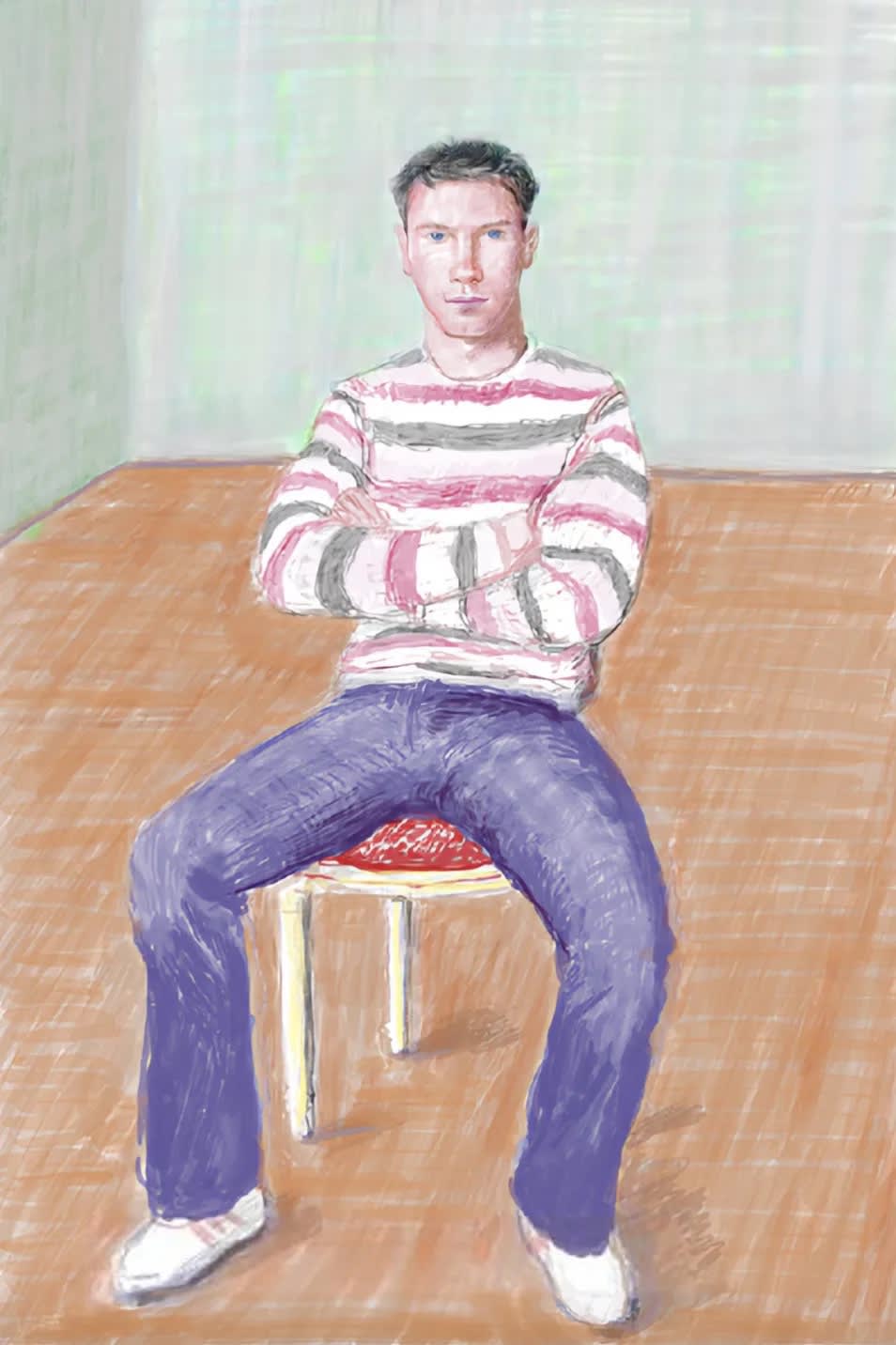 Buy or sell David Hockney, Jamie McHale 1, computer drawing, 1989