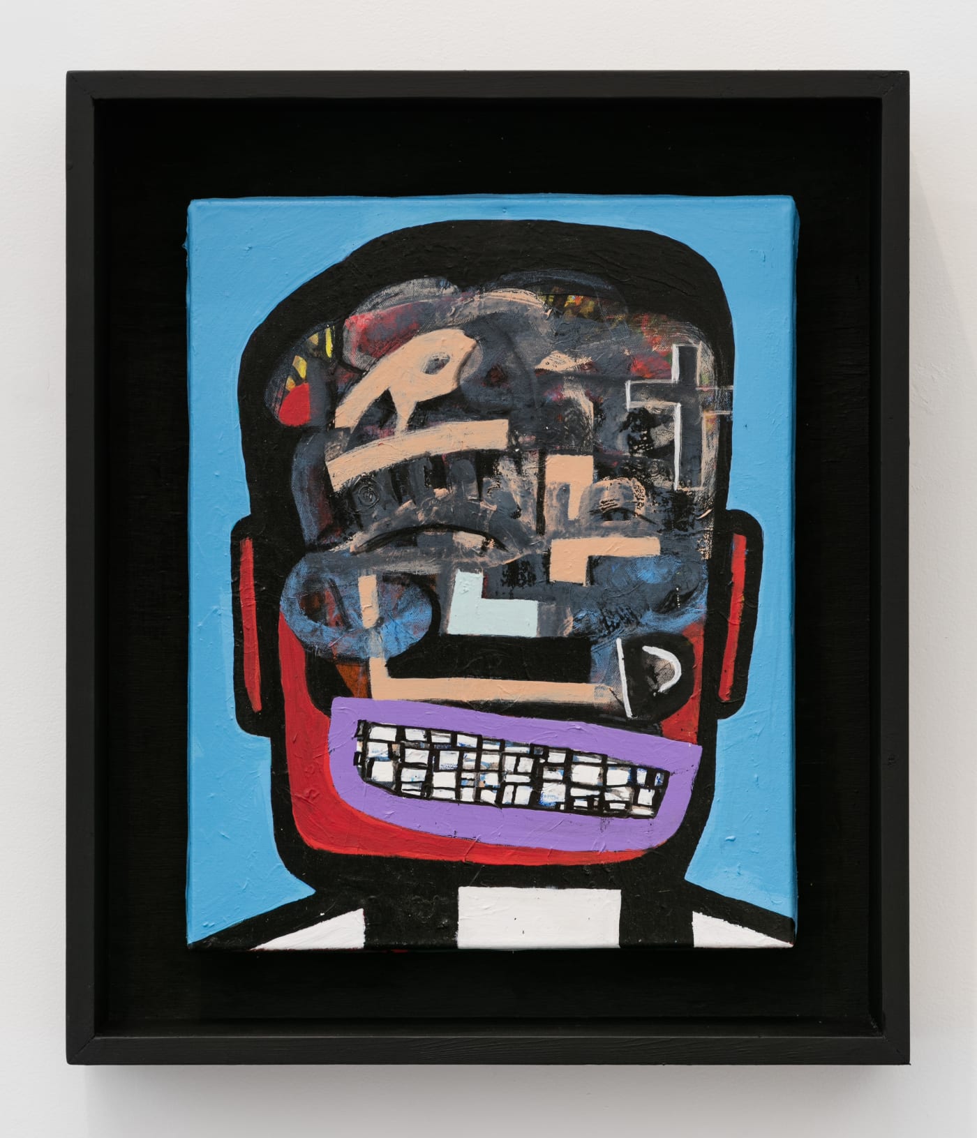Tyree Guyton Good Boy, 2016 paint on canvas 26 x 22 x 4 inches