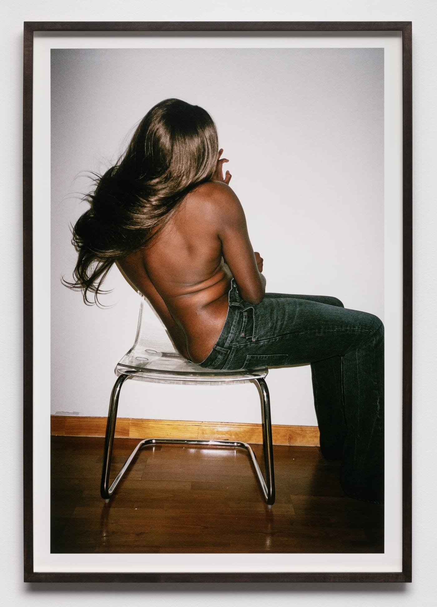 Kayode Ojo Closed Audition: Balenciaga Bootcut, 2018 inkjet print mounted on museum board 43 7/8 x 30 3/8 x 1.8125 in (framed) 111.44 x 77.15 x 4.6175 cm (framed)