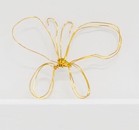 Amalia Ulman 9 Butterflies, 2013 copper and silver Dimensions variable