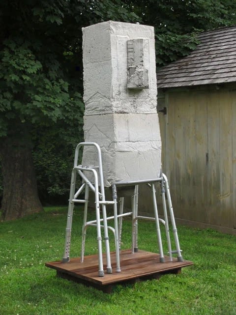Justin Matherly I am not now for the first time but always someone who follows nothing I have, other than the reasoning that seems best to me as I reason, 2011 glass reinforced concrete, walkers 71 x 31.5 x 25 in