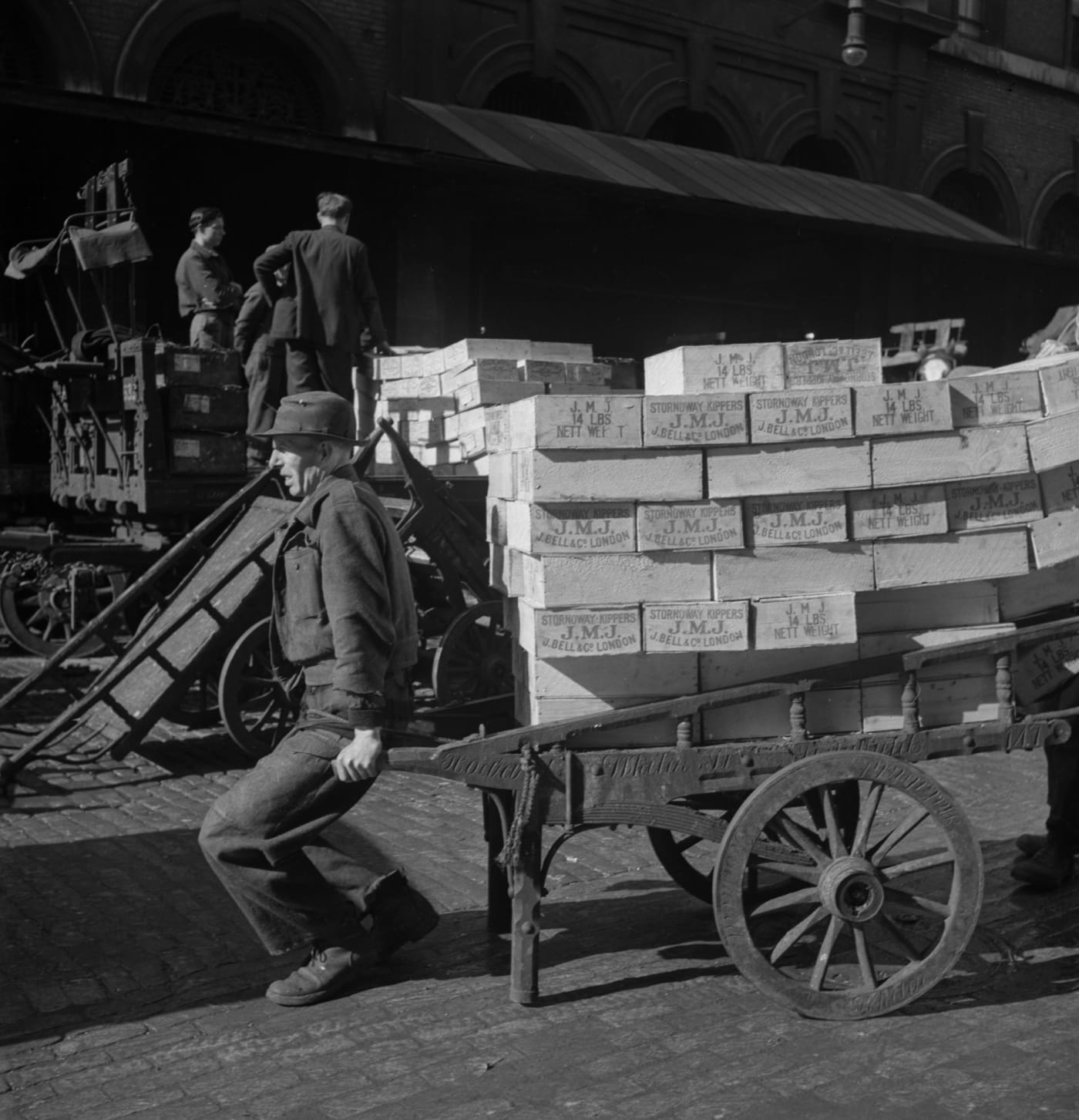 Billingsgate Fish Market, London, 1948