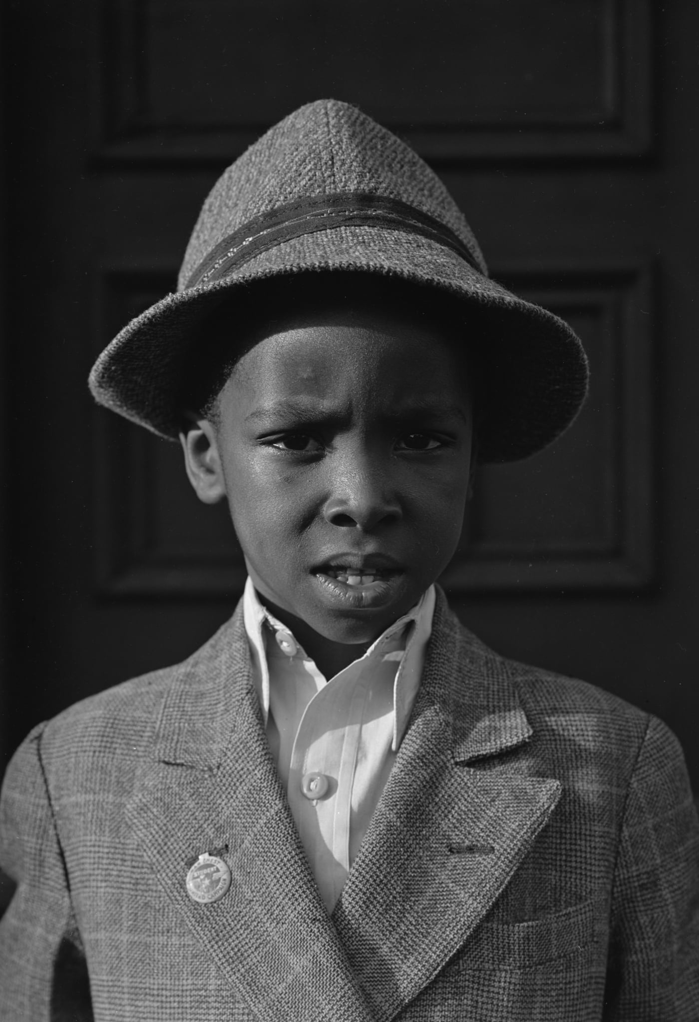 Boy with Hat, Detroit, 1941