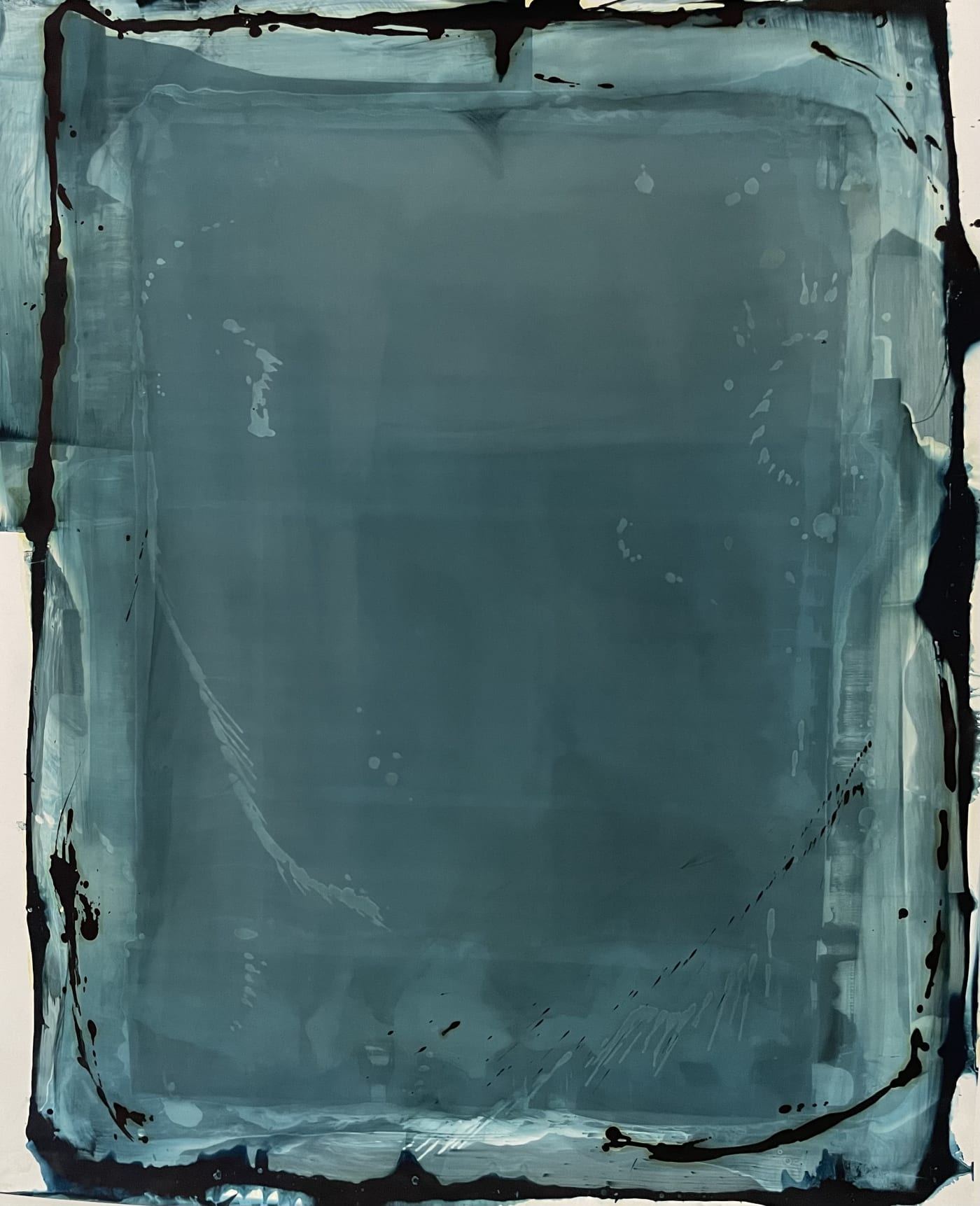 Aquarium, 2022 Oil on paper 152 x 125 cm
