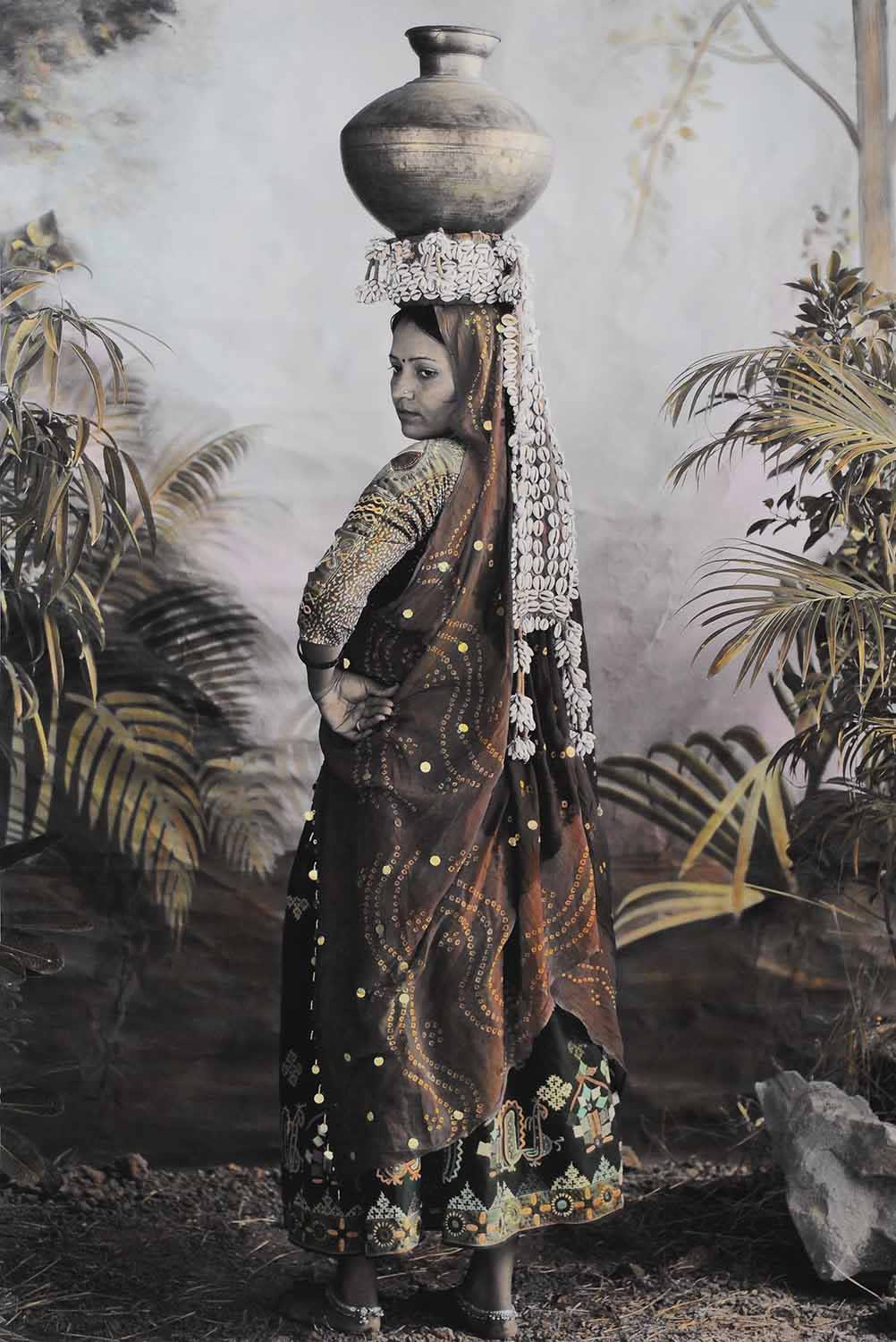 Chandra with a Shell Headdress - 2010