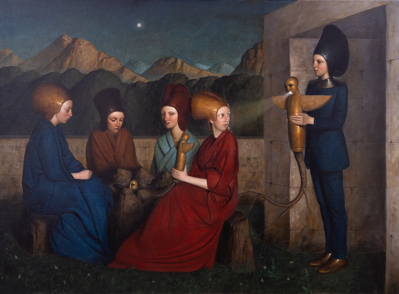 Alessandro Sicioldr Ritrovamento 2022 (Sold) Oil on linen 122 x 166 cm