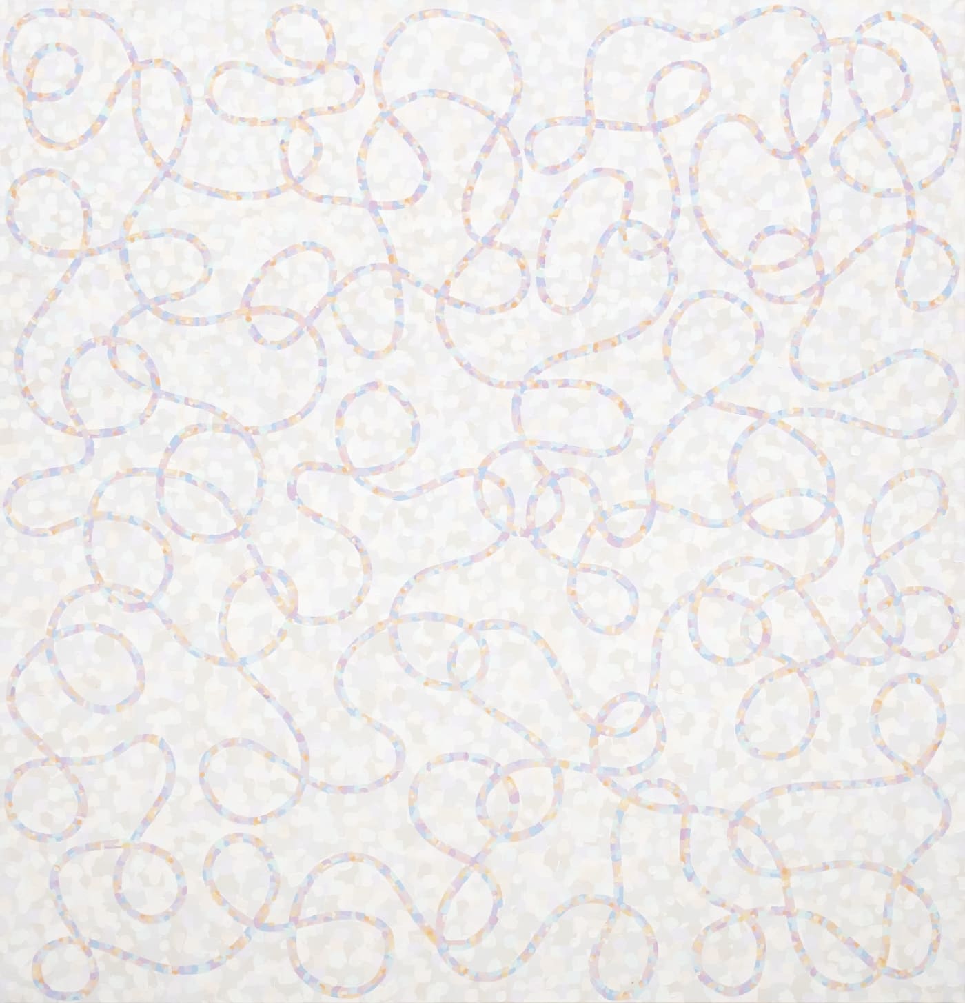 I Gusti Udiantara The infinity line #3 2020 acrylic on canvas 150 × 145 cm