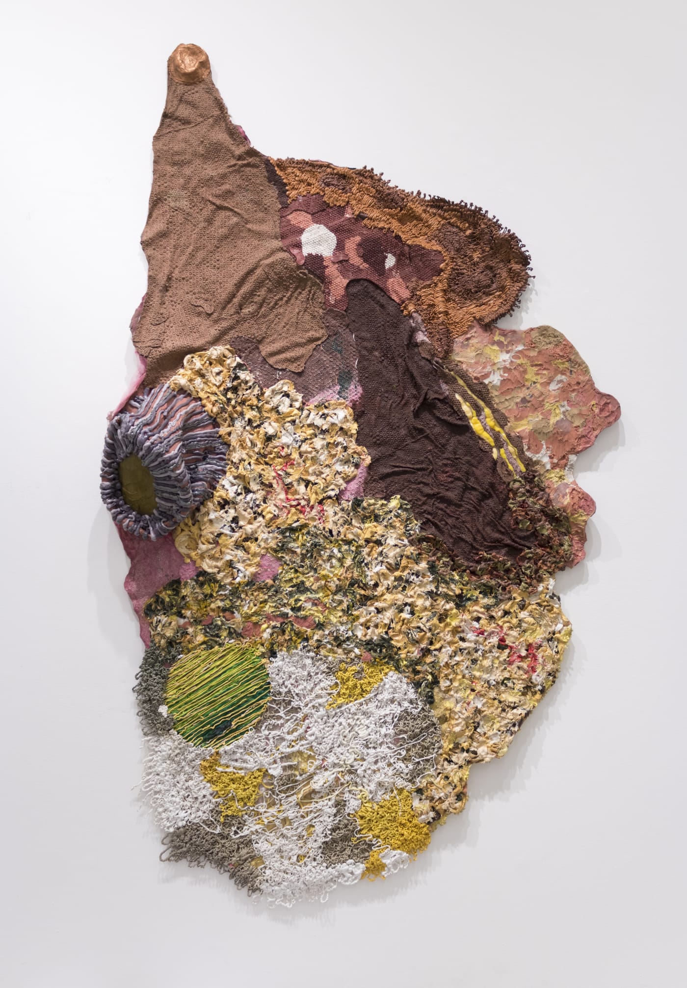 Troy Makaza Visceral, Part 2 2019 Silicone infused with paint 246 x 195 cm