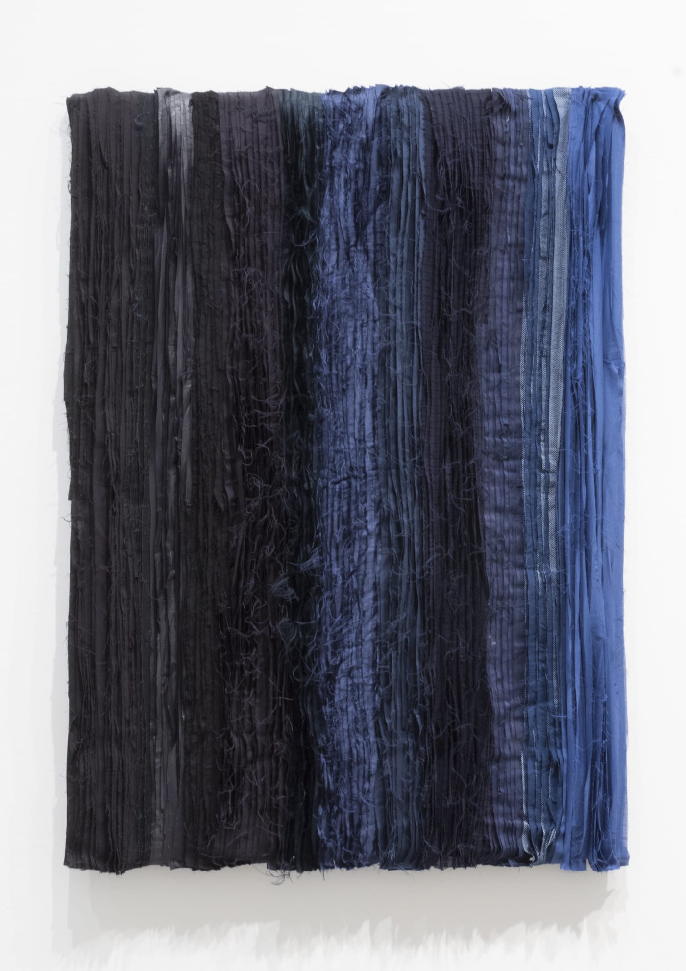Joël Andrianomearisoa Blue take me to the end of all loves 6 2019 Textiles 130 x 90,5 cm