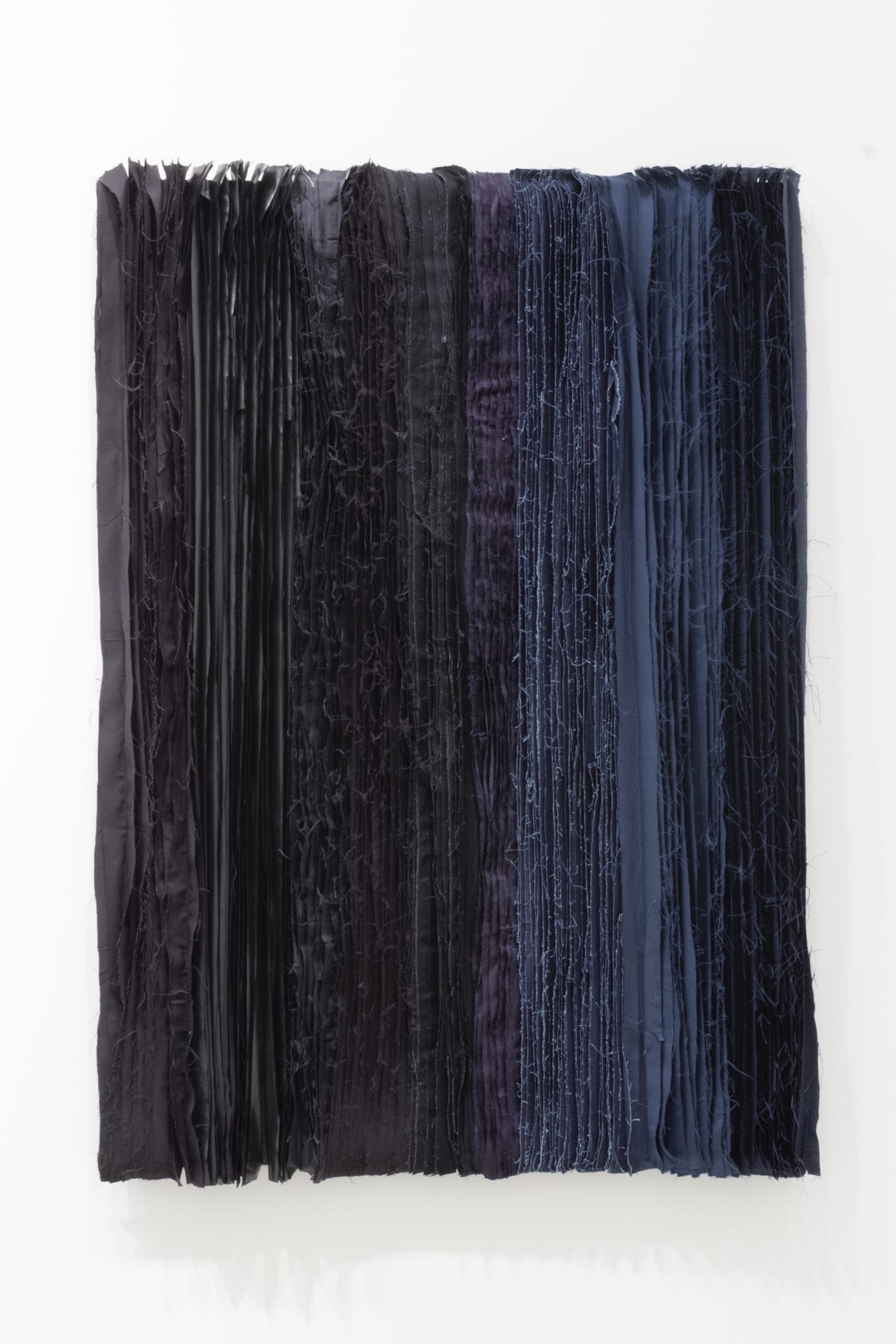 Joël Andrianomearisoa Blue take me to the end of all loves 6 2019 Textiles 120 x 71,5 cm
