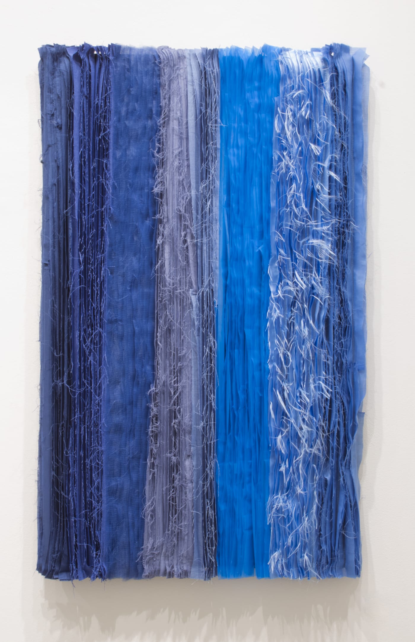 Joël AndrianomearisoaBlue take me to the end of all loves 11 2019 Textiles 119,5 x 71 cm
