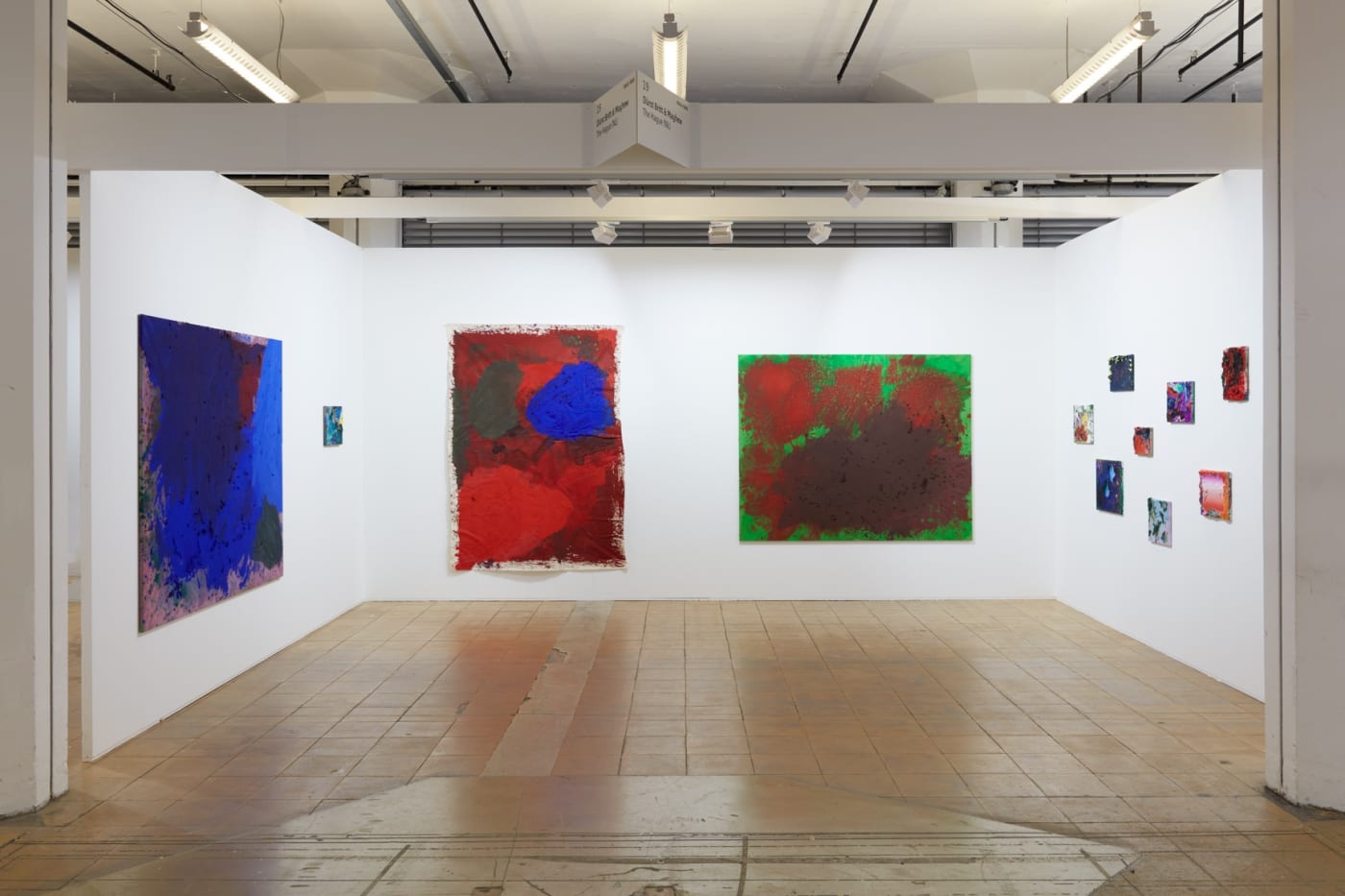 Installation view, Art Rotterdam 2023, Solo show by David Roth