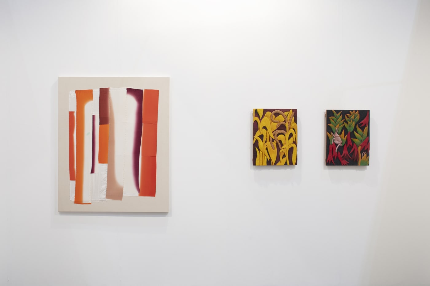 Installation view, Zona Maco 2022, Duo show by Alejandra Venegas and Paul Beumer