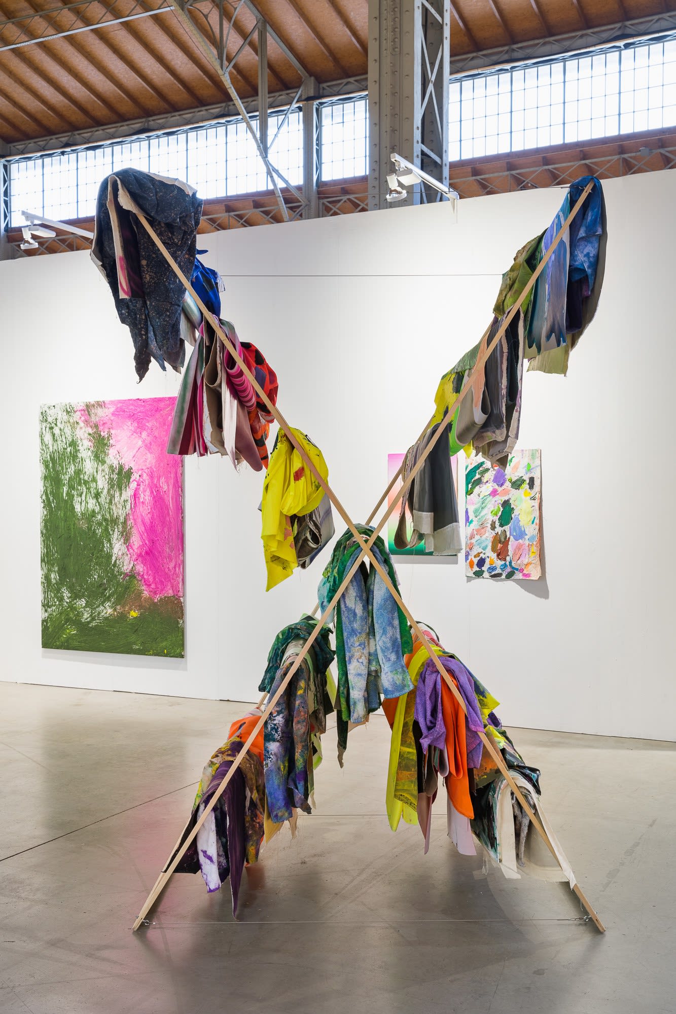Installation view, Vienna Contemporary 2020, Solo show by David Roth