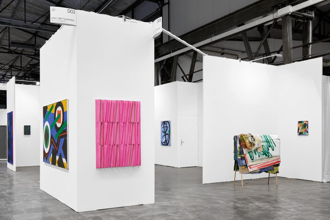 Installation view, Art Düsseldorf 2022, Group show