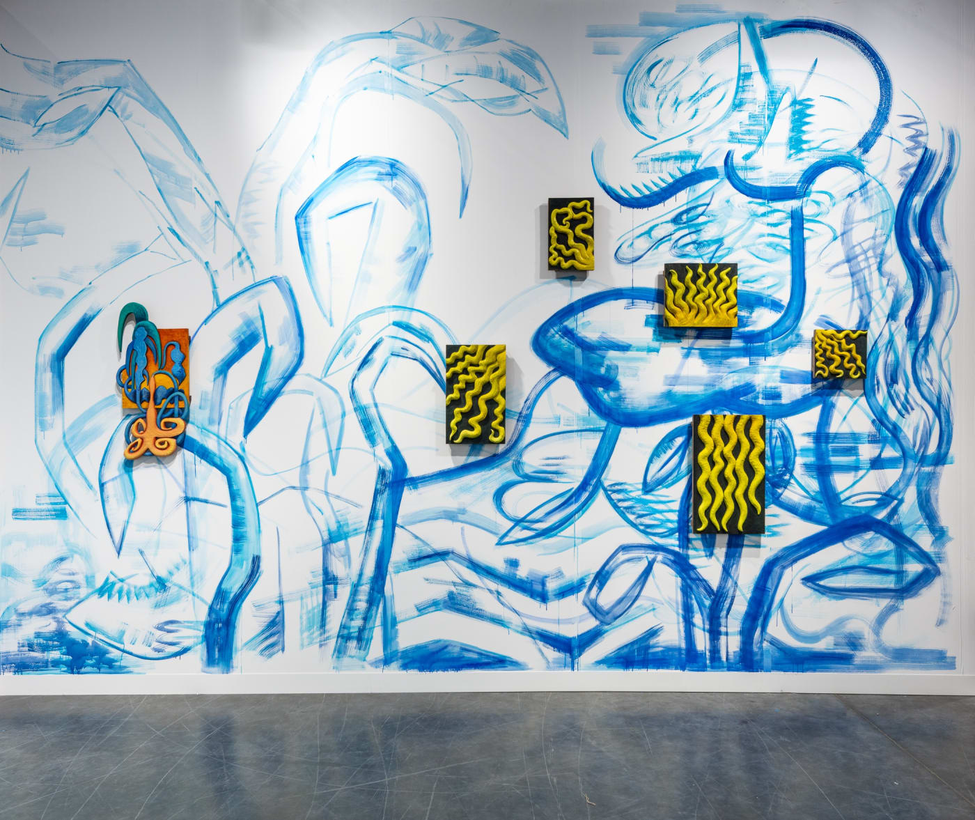 Installation view, Art Basel Miami Beach 2023, Solo show by Alejandra Venegas