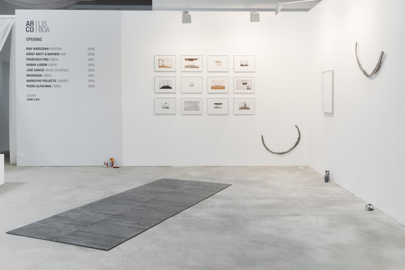 Installation view, ARCO Lisboa 2017, Group show by Alex Farrar, Lennart Lahuis and Alexandre Lavet