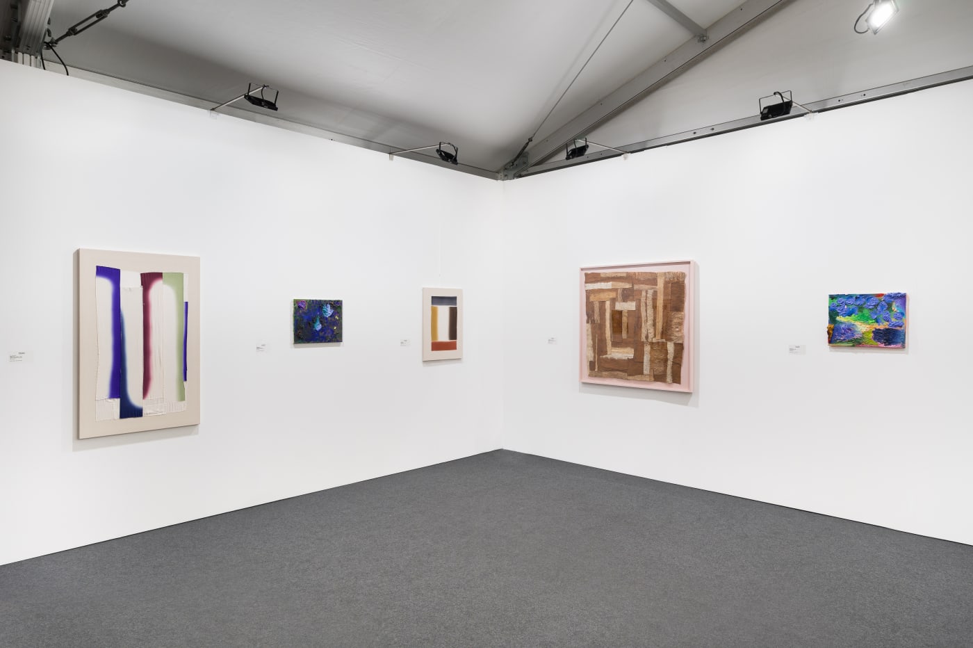 Installation view, Luxembourg Art Week 2023, Duo exhibition by Paul Beumer and David Roth