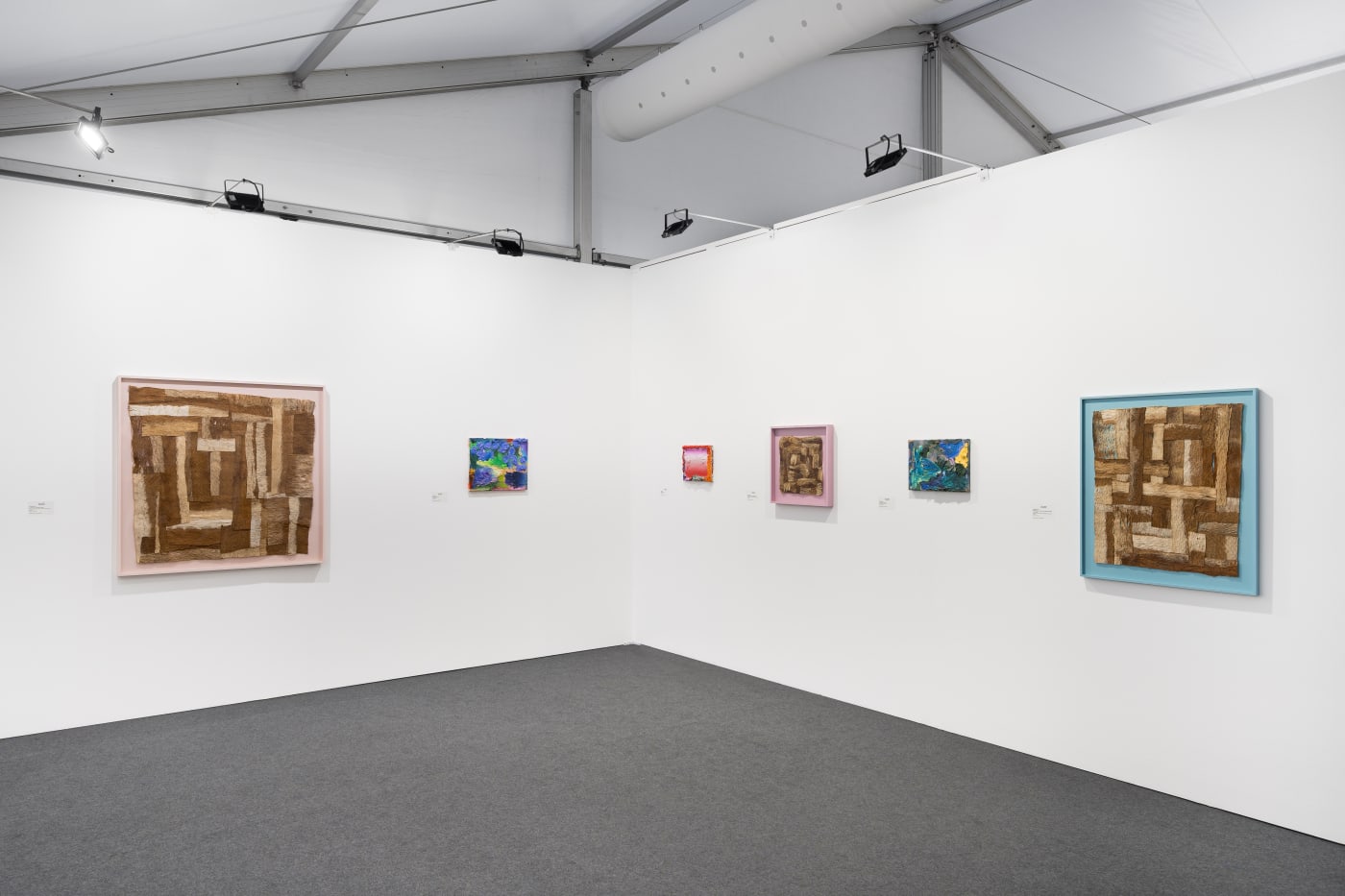 Installation view, Luxembourg Art Week 2023, Duo exhibition by Paul Beumer and David Roth