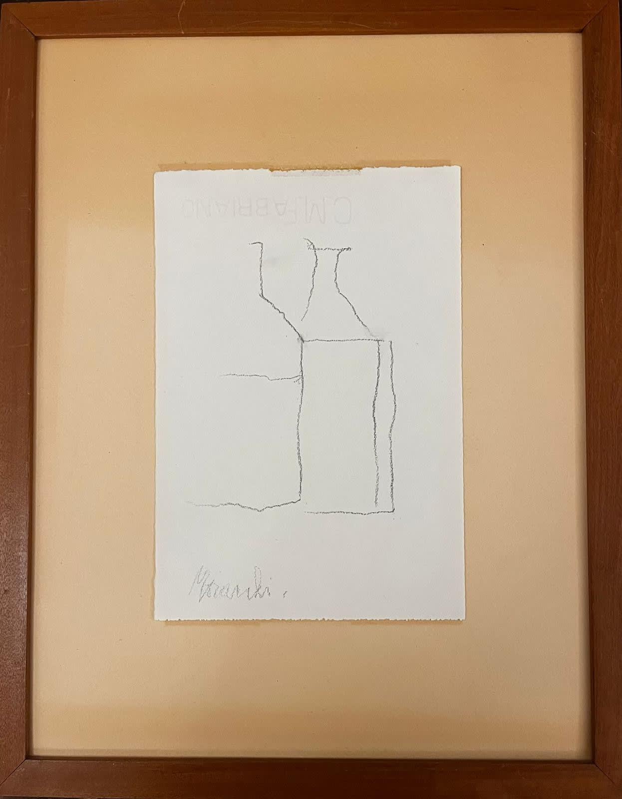 Giorgio Morandi ( Bologna 1890, Bologna 1964) , Studio per natura morta , 1960