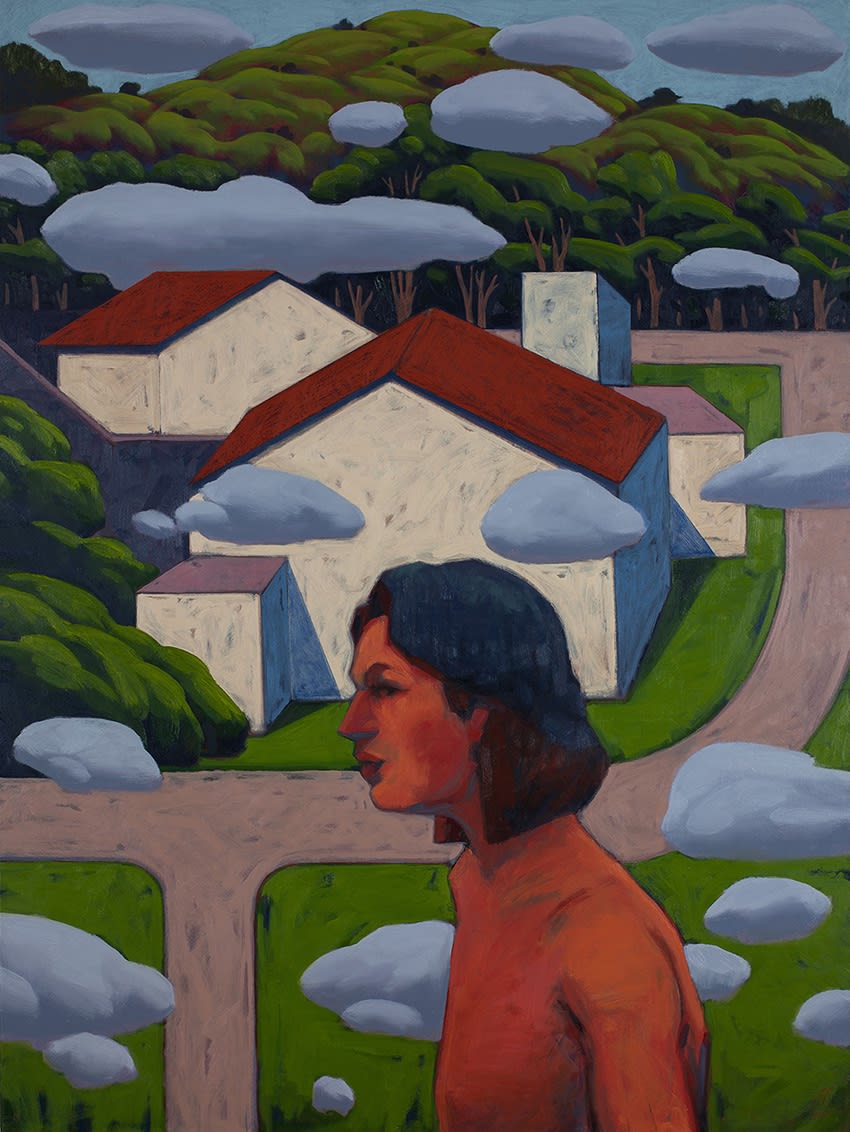 Parham Peyvandi Untitled01, 2024 Oil on canvas 120 x 90 x 2 cm 47 1/4 x 35 3/8 x 3/4 in