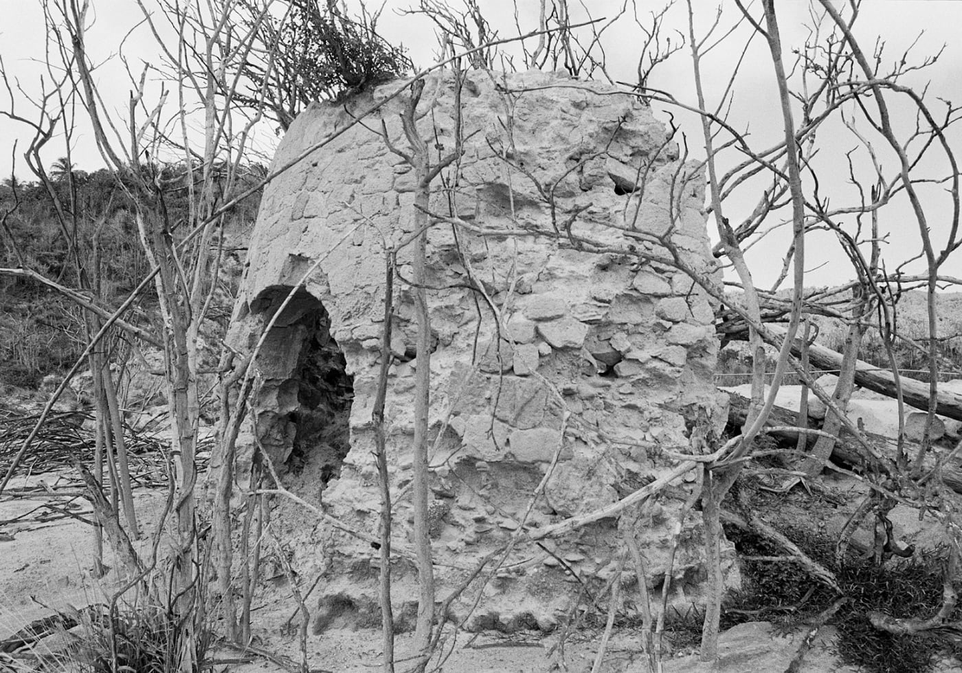 Remains of Windmill, Dyers Township, Montserrat, 2008