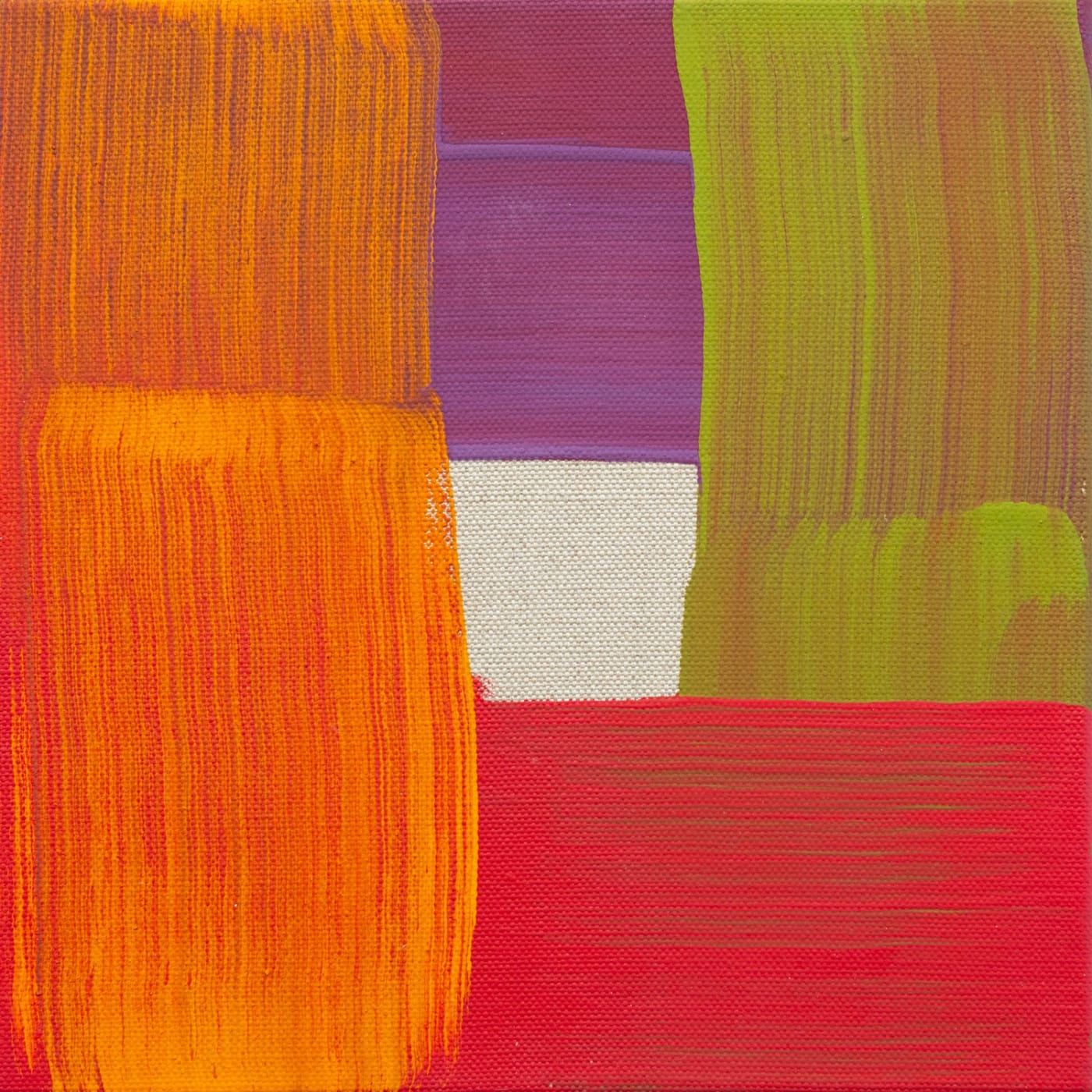 Rupert Eder, solo rotor, 2027, Öl auf Leinen 30 x 30 cm
