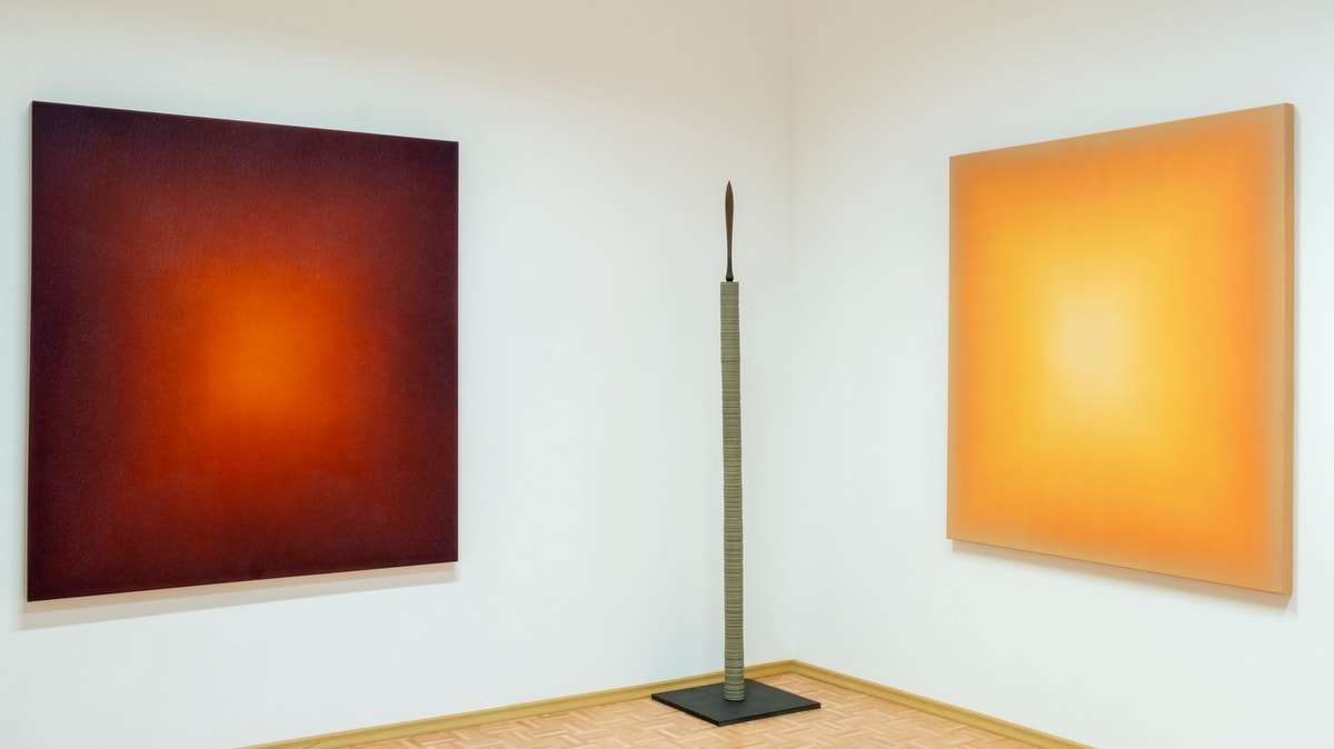 Ausstellungsansicht Eberhard Ross, listening to colors, watching sounds