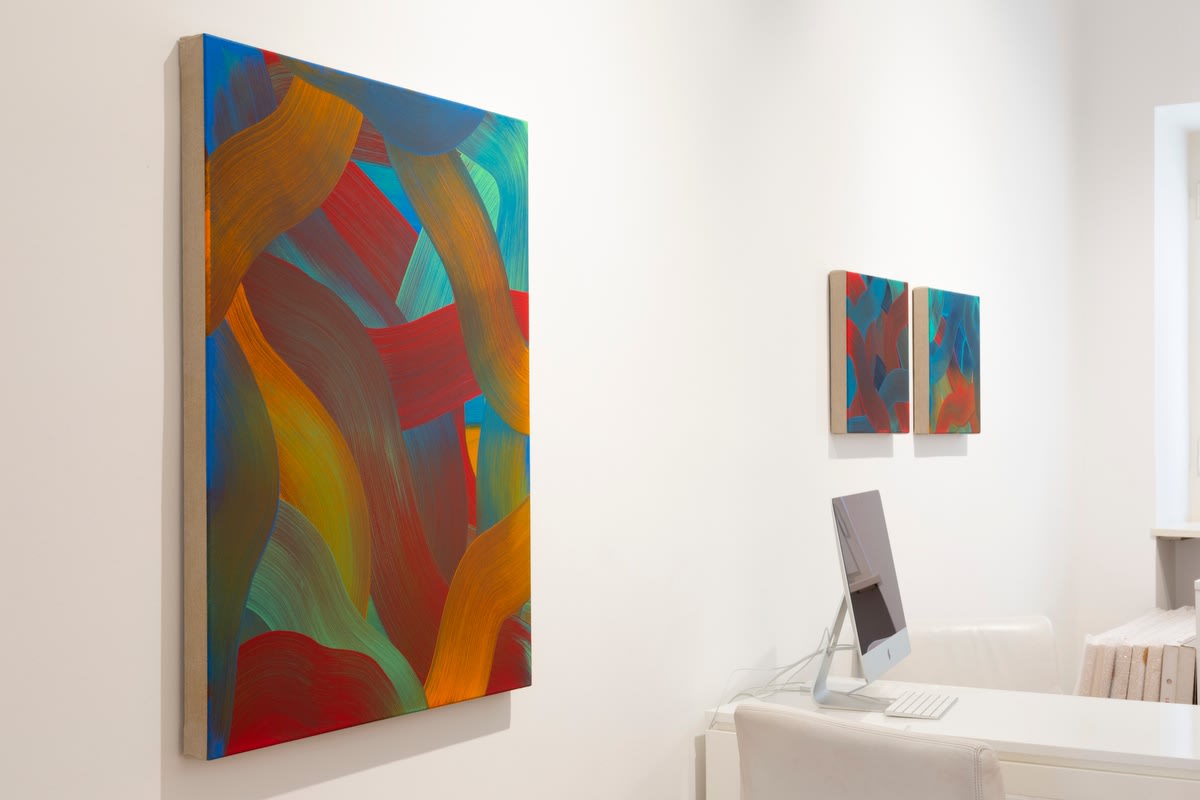 Ausstellungsansicht: Rupert Eder, fearless light, oil
