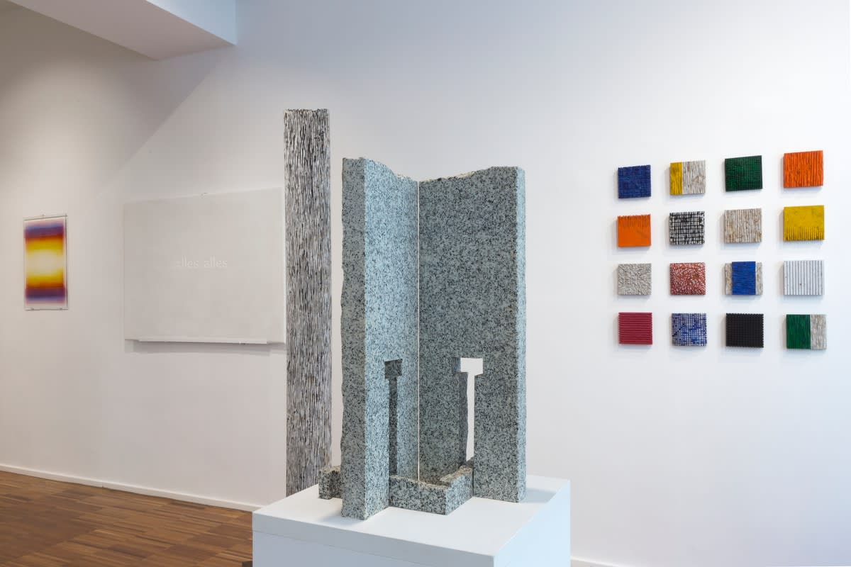 Ausstellungsansicht Skulptur aktuell • Margit Hartnagel • Dieter Kränzlein • Stephan Wurmer