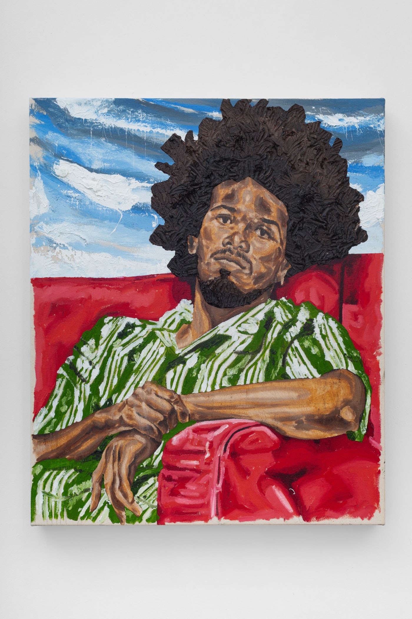 William Osorio, Contrapunto, 2022 Oil on canvas 24 x 20 in / 61 x 51 cm
