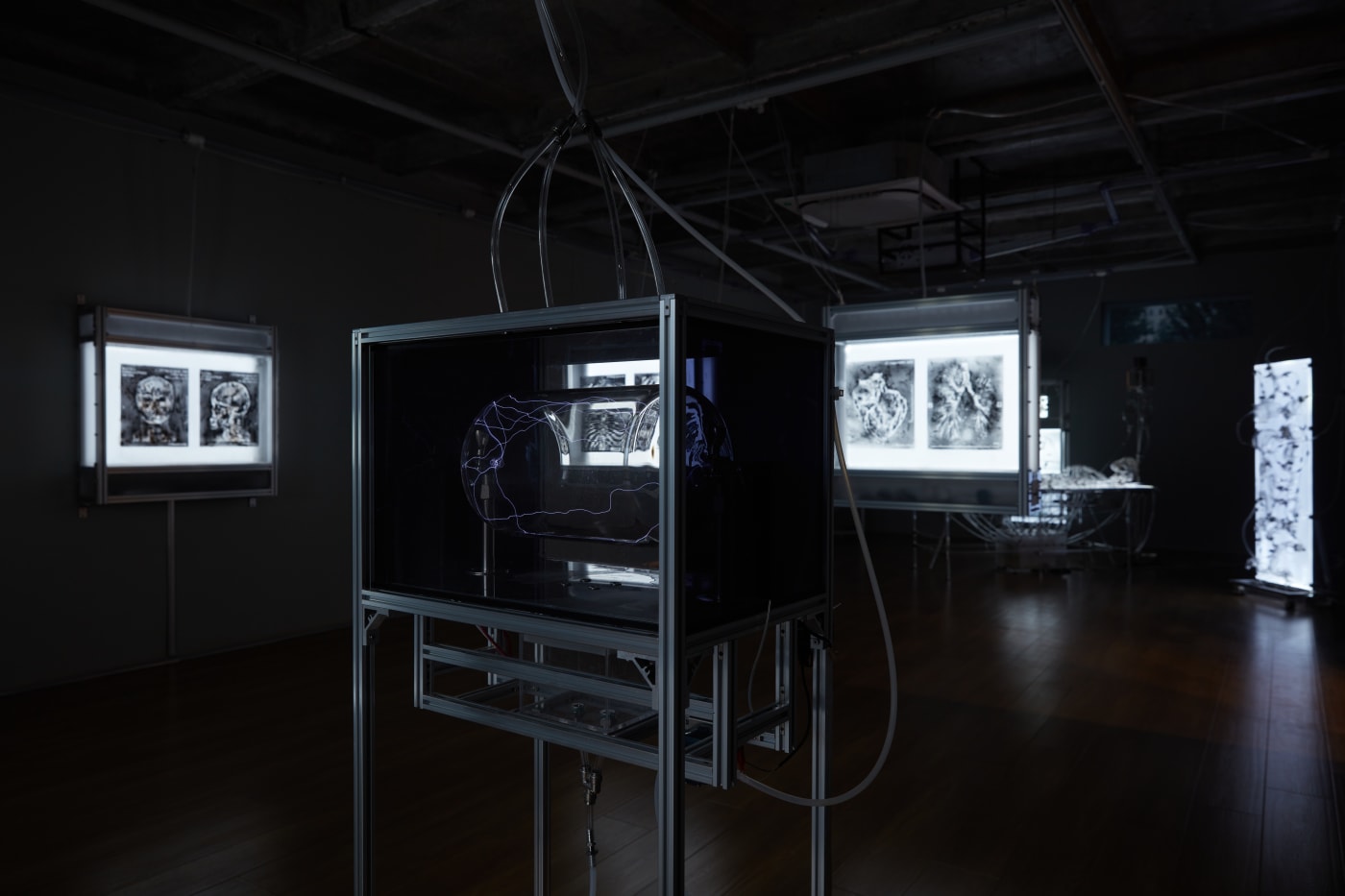 Solo Exhibition "SIO2-H2O-FE" 798 Art Center Beijing 2024 Liang Zongyao