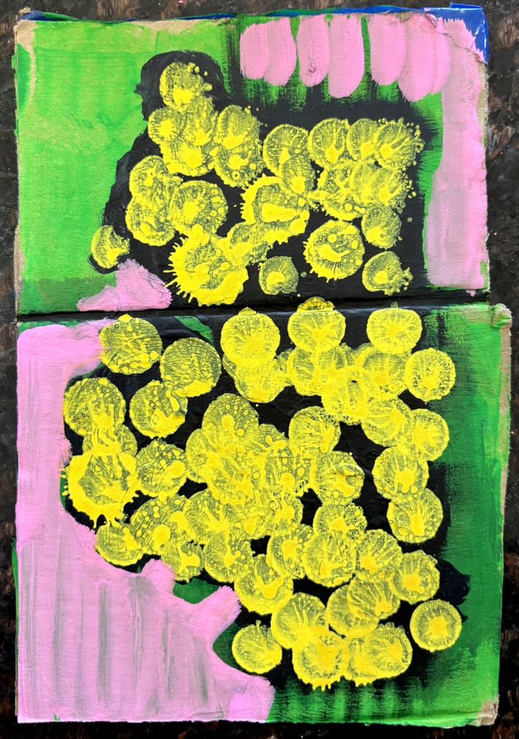 Joe Diggs, Untitled (Yellow Grapes), 2024