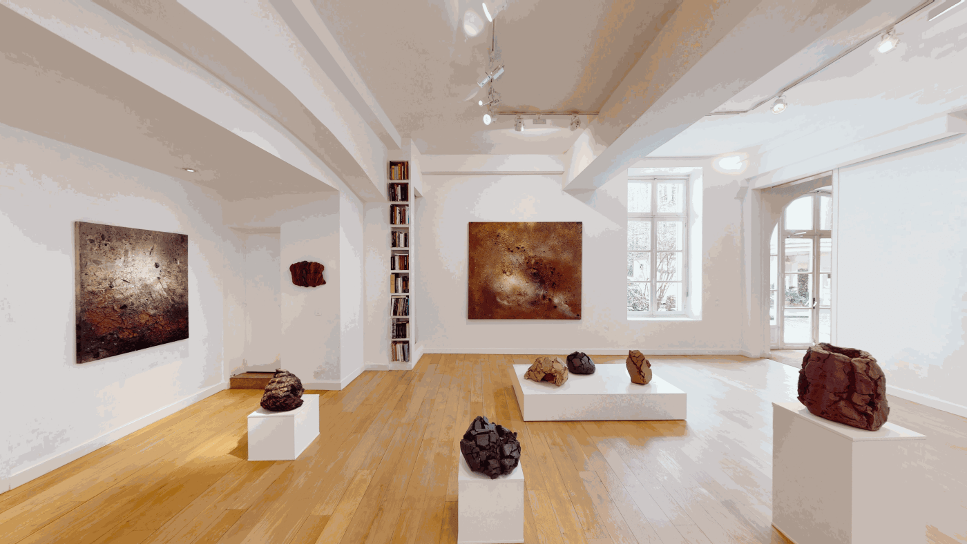 Sophie Cauvin Installation view Entre Terre et Ciel, 2022