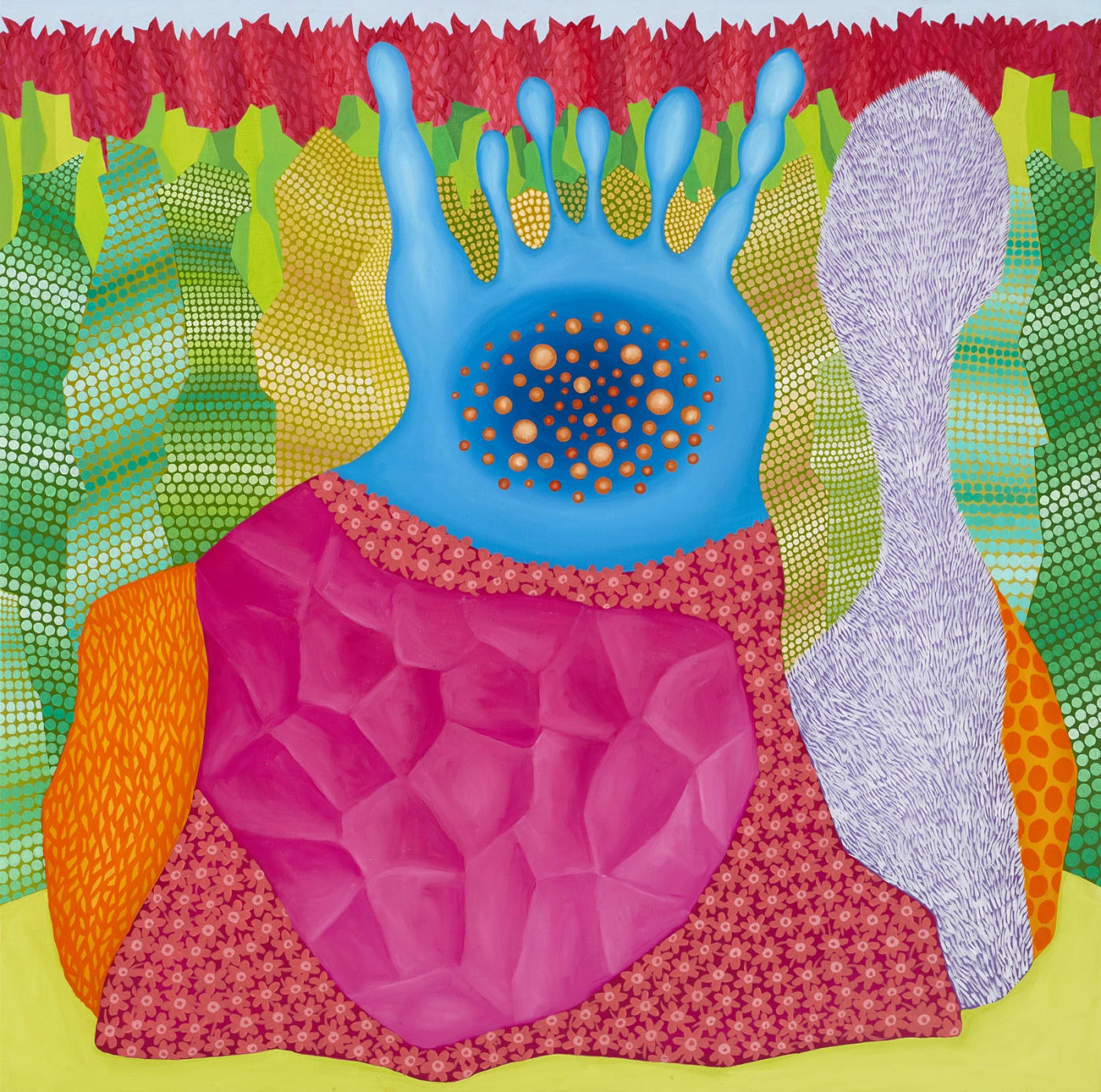 Keeper oil on canvas 90 x 90cm 2022