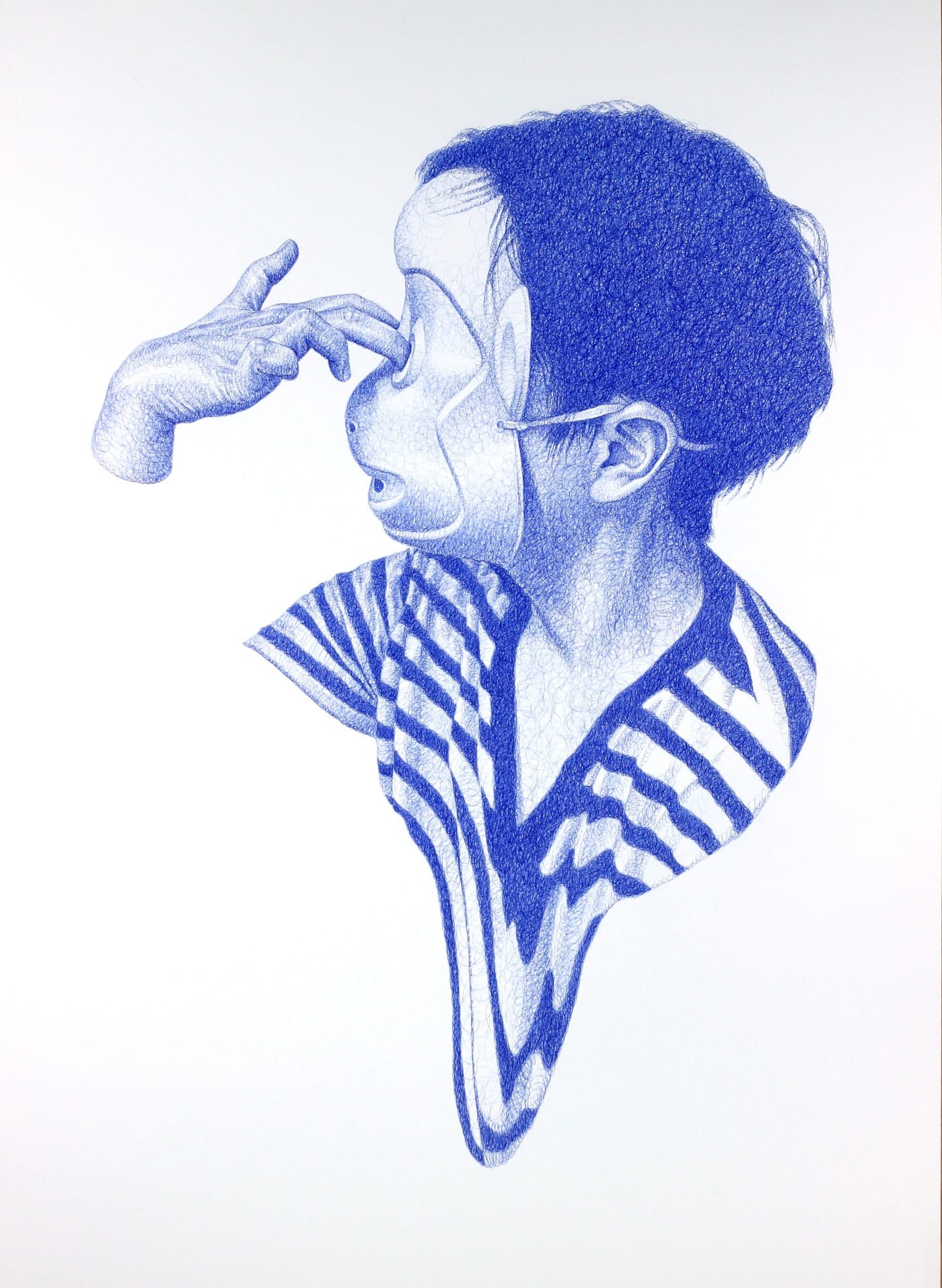 It hurts mama pen on paper 110 x 80cm 2021