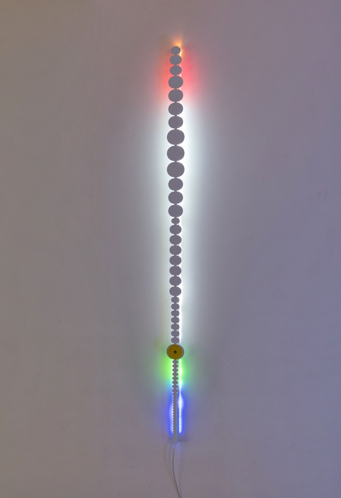 Stitch Lighting Ⅳ Flute aluminium coating, LED 8 x 6 x 162cm 2021 ed 1/10
