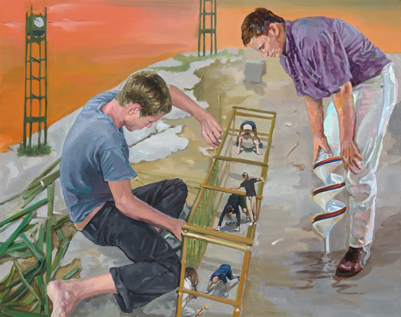 Protected Area oil on canvas 72.5 x 90.8cm 2015