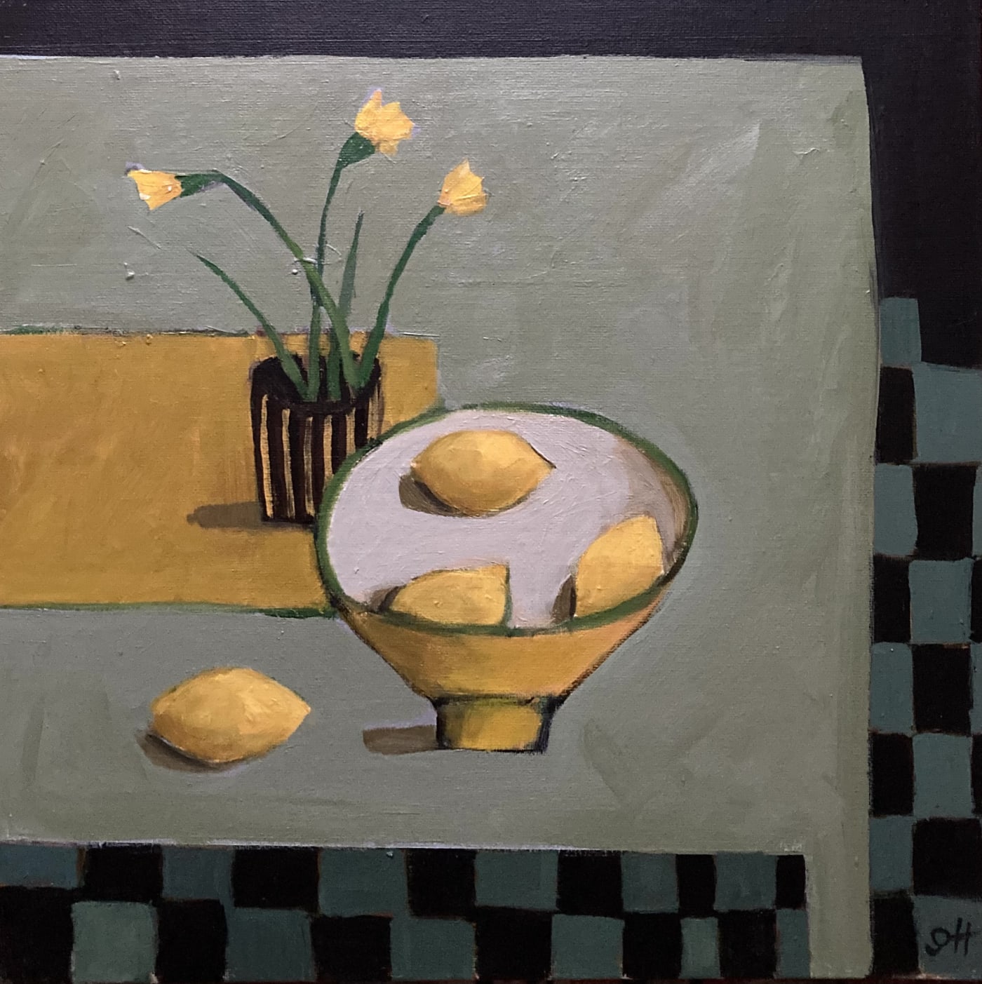 Gill Hamilton, Lemons and Daffodils