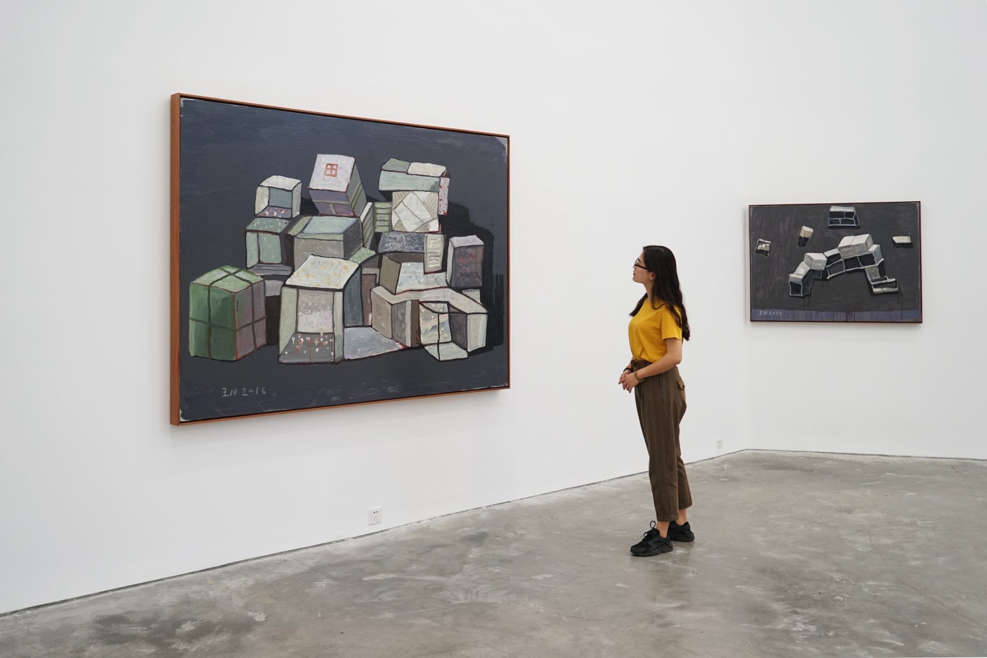 王川个展：条条-框框