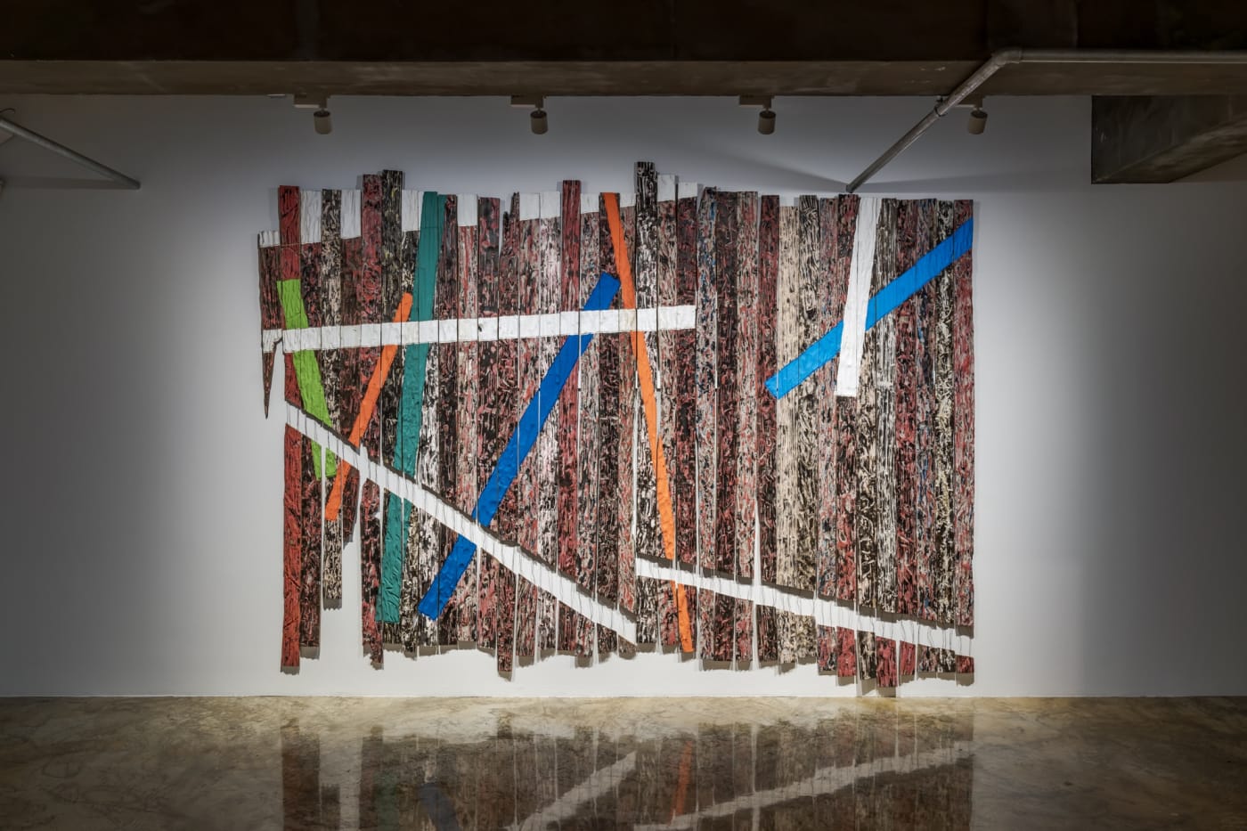 of Realities and Illusions 2022 Tropical hardwood 268 x 367 cm