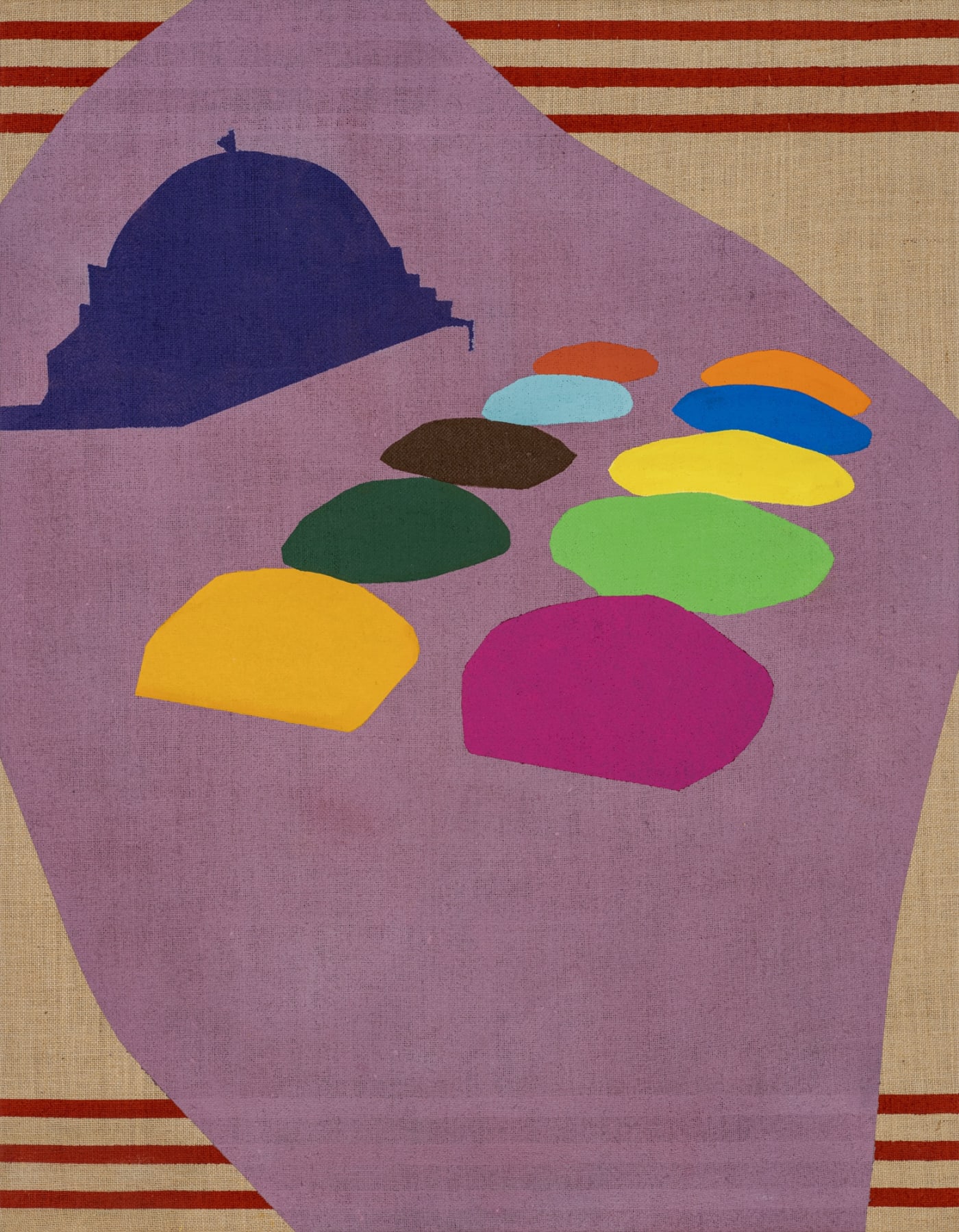 Hassan 2023 Acrylic on linen 108 x 84 cm