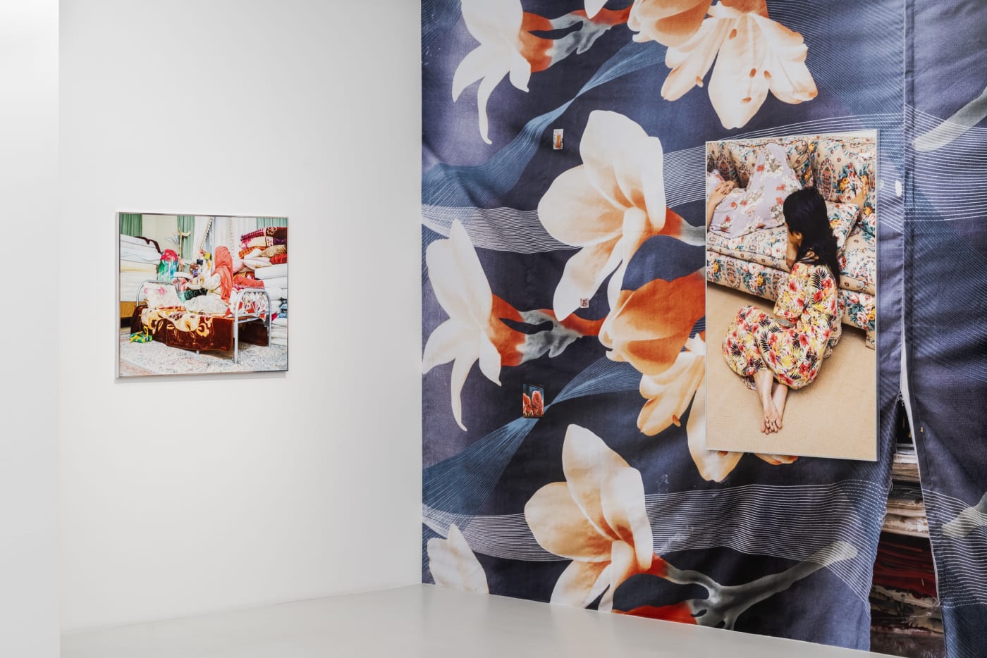 Installation View of Farah Al Qasimi: Blue Desert Online, Barakat Contemporary, 2024