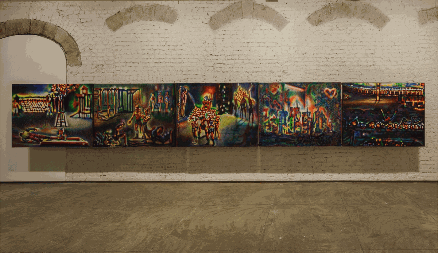 Anant Joshi, Masquerade and Other Apologues, display view, 2015
