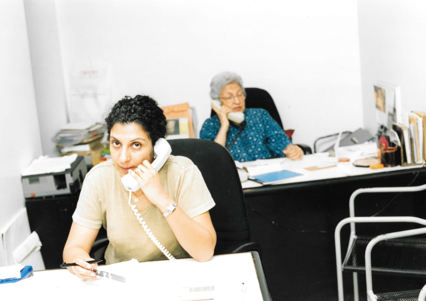 Shireen and Khorshed Gandhy[L-R], 2000s, Image Credit©Chemould Archives