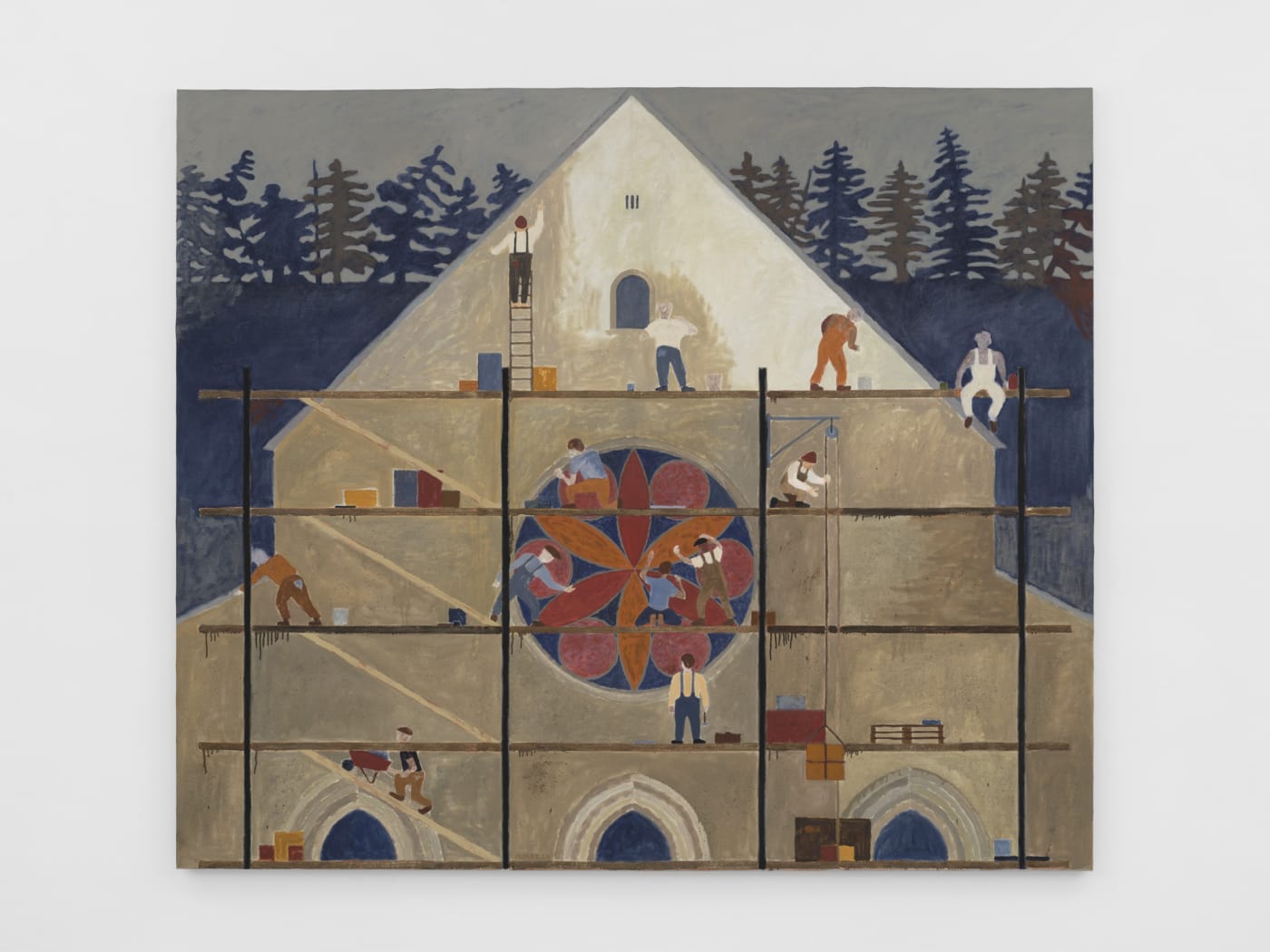 James Morse The Hands Suffice, 2023 Oil on linen 195.6 x 228.6 cm