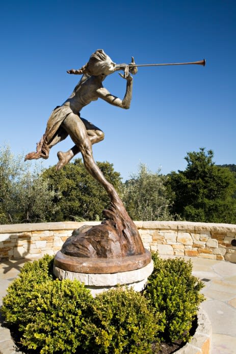 Trumpeter Heroic Draped by Richard MacDonald