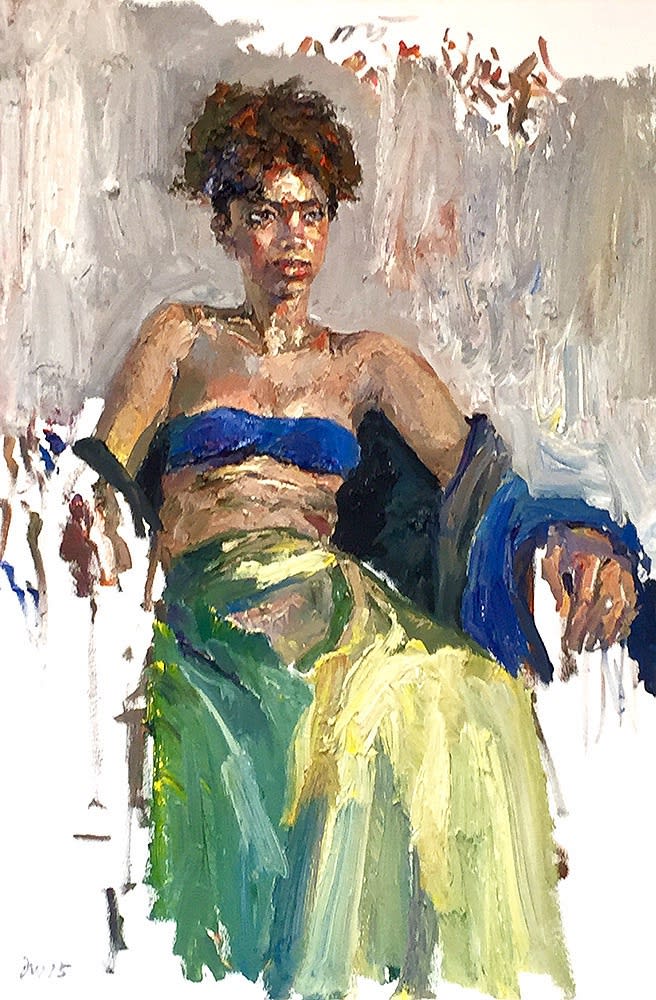Wanna in Blue by Jian Wang